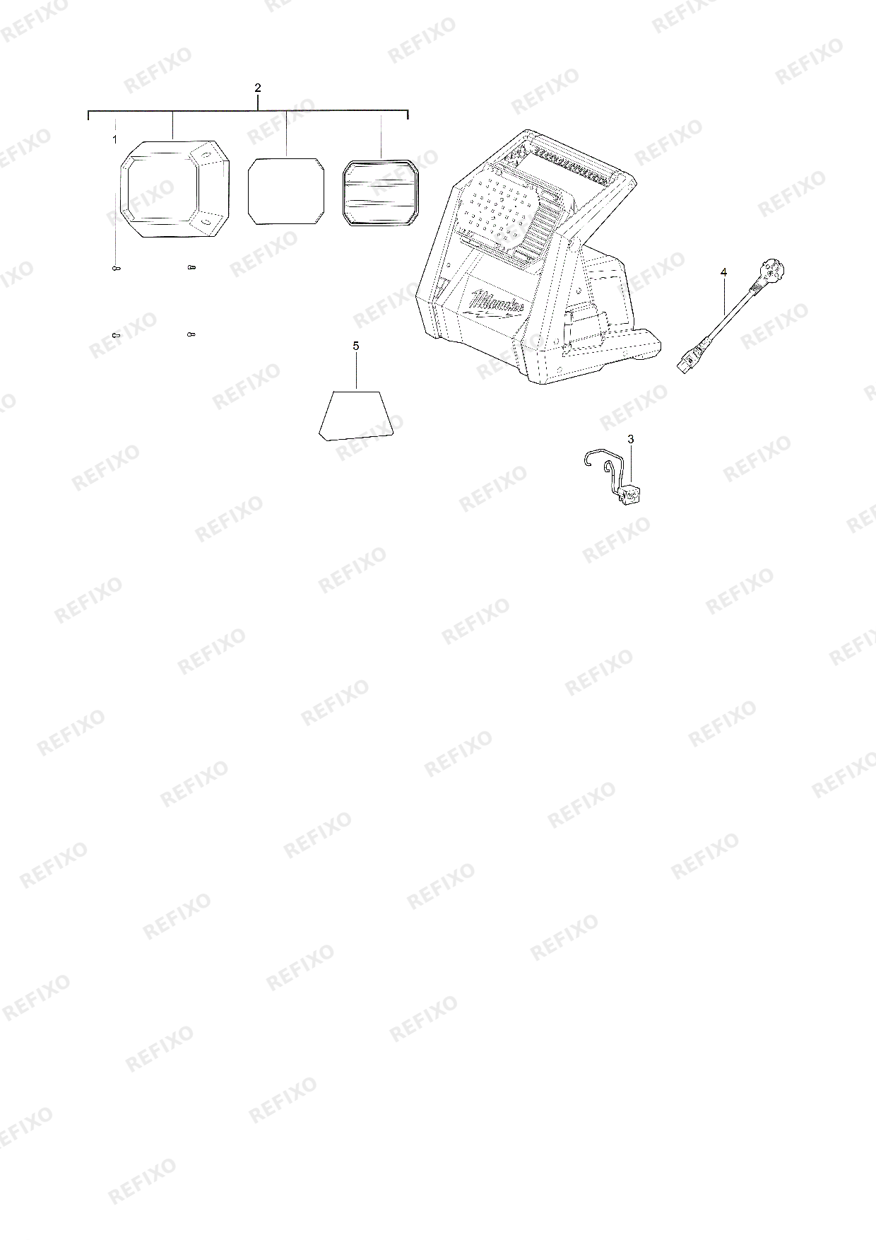 MILWAUKEE M18HOAL 0 IN2 4933478118 4000481041 — схема запчастей