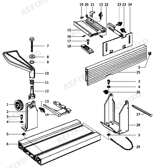 Festool SE-HL - Stationär-Einrichtung 485017 — схема запчастей