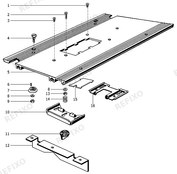 Festool CMS-PS 200PS 300 - Modulträger 561262 — схема запчастей