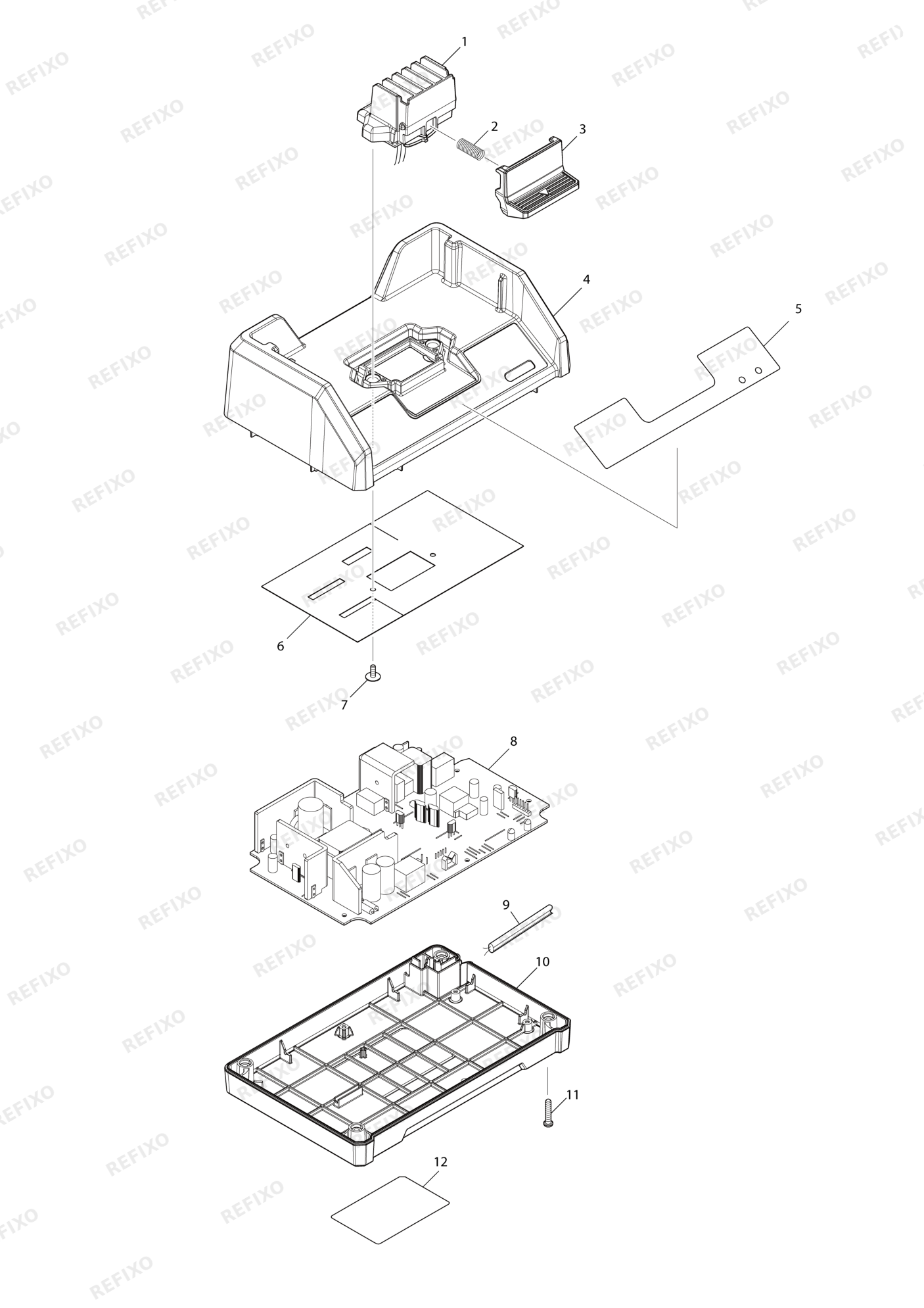 MAKITA DC64WA — схема запчастей