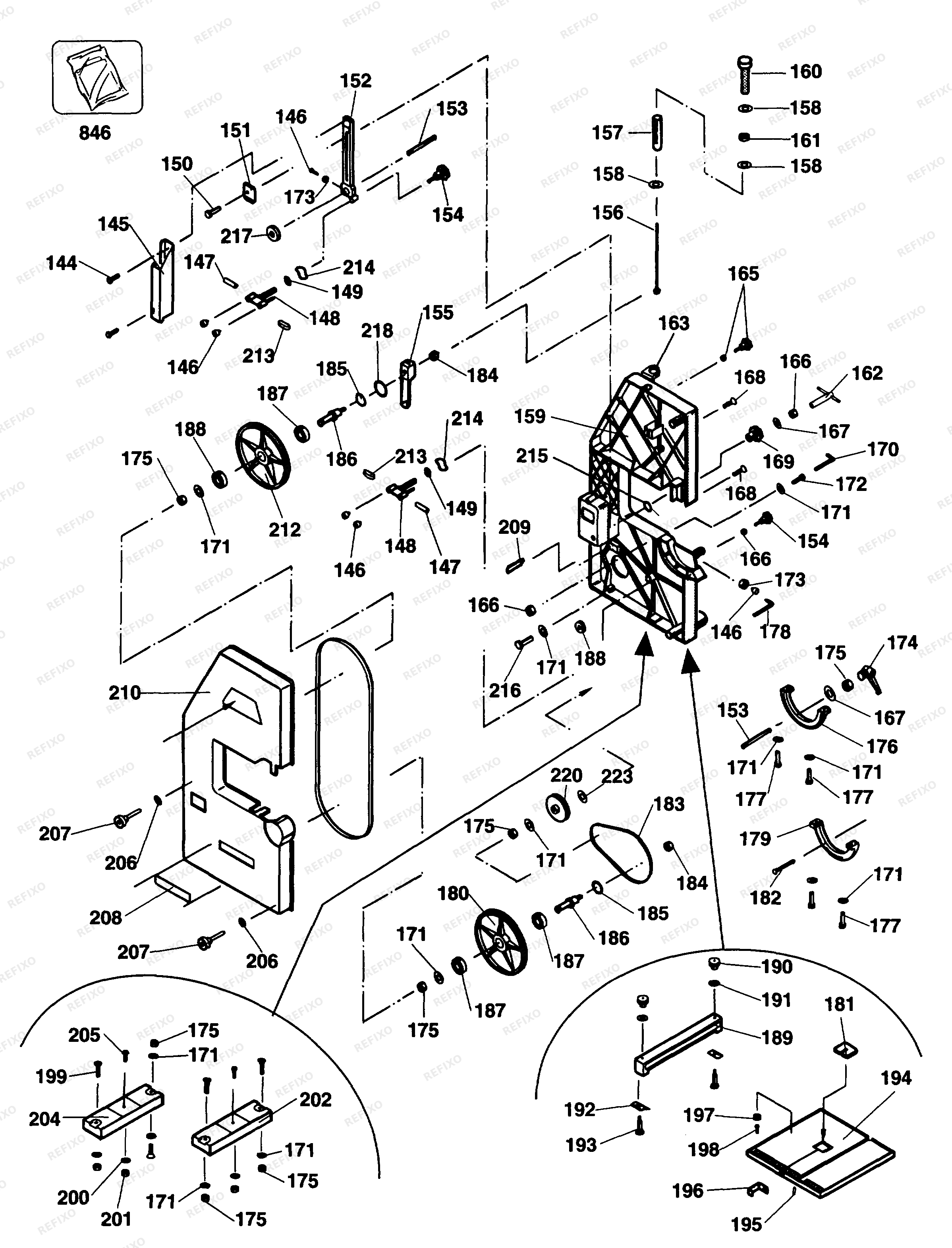 DeWalt ????????? ???? EBS3401---A — схема запчастей