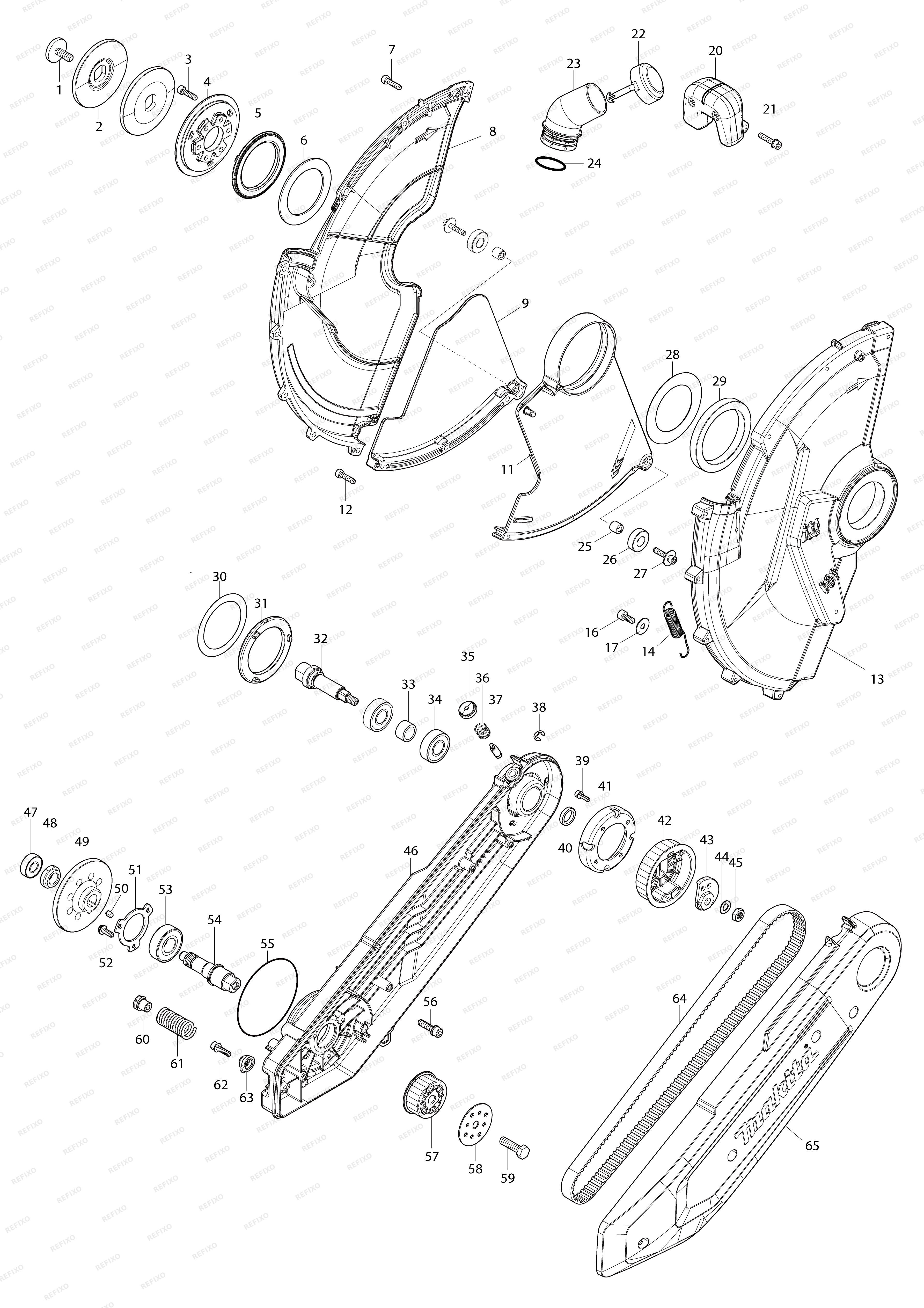 MAKITA CE002G — схема запчастей