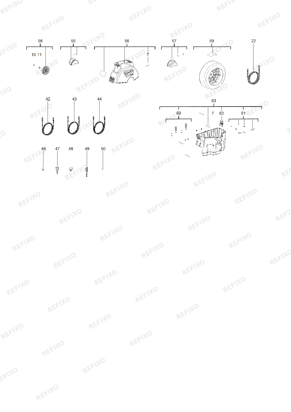 MILWAUKEE M18FFSDC10 0 4933459707 4000460936 — схема запчастей