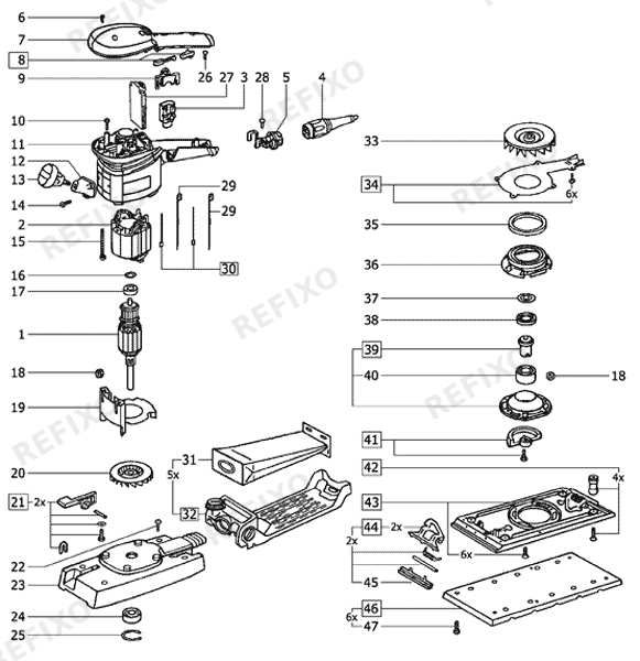 Festool RS 200 EQ - RUTSCHER 567763 — схема запчастей