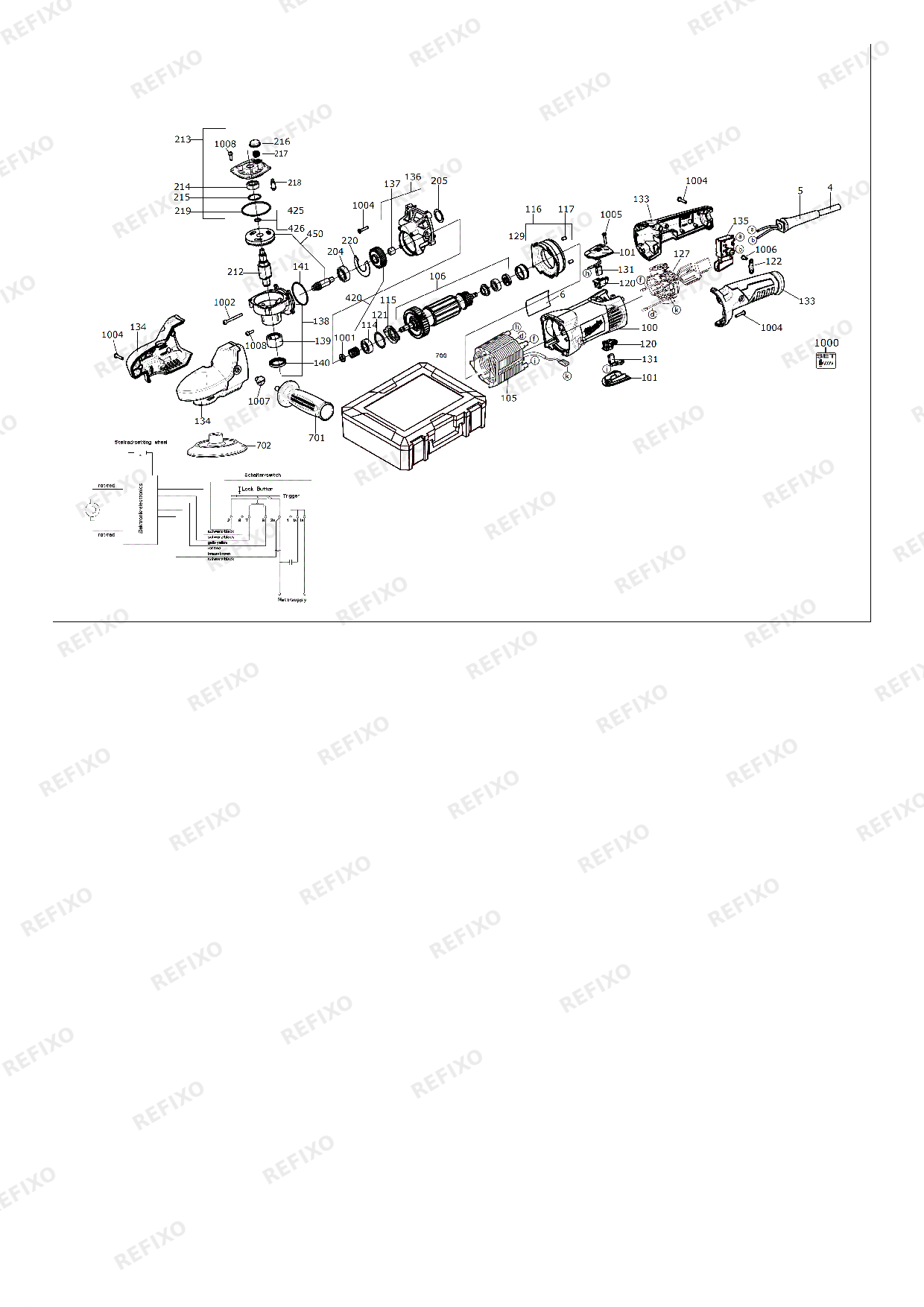 MILWAUKEE AP14 2 200 E 4933432800 4000463176 — схема запчастей