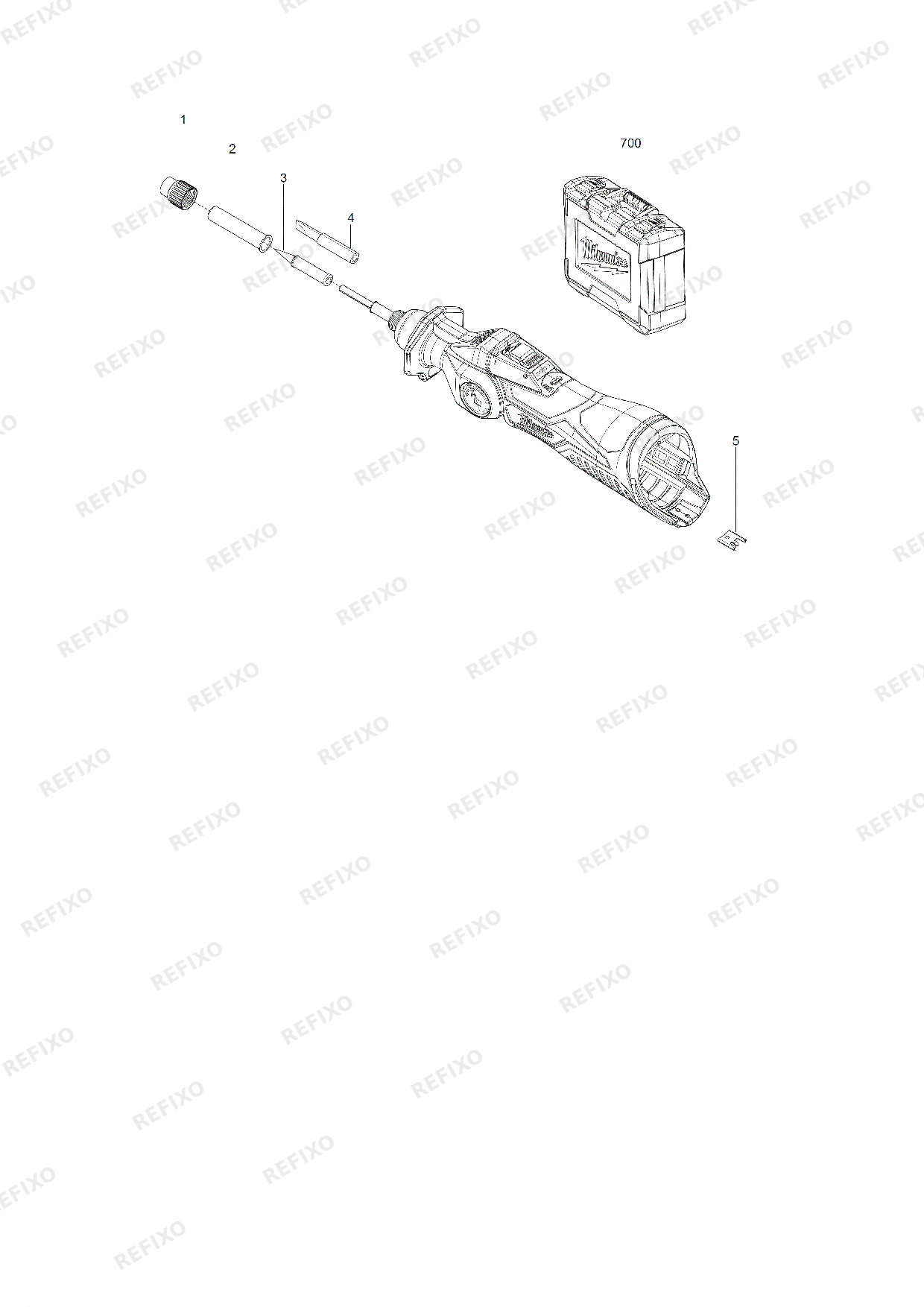 MILWAUKEE M12SI 0 4933459760 4000467090 — схема запчастей