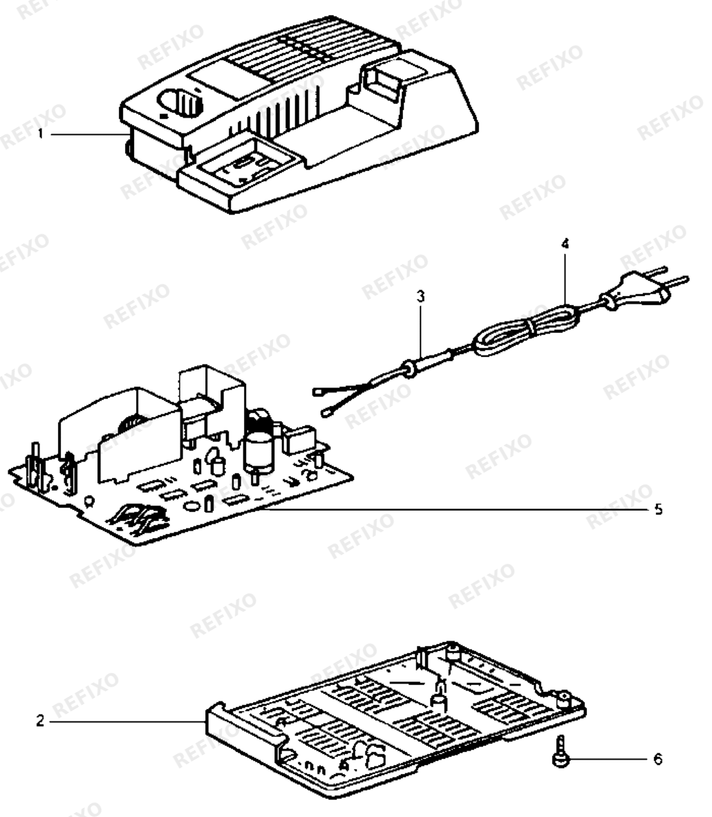 Festool MCU 15 - Super-Schnellladegerät 491343 — схема запчастей