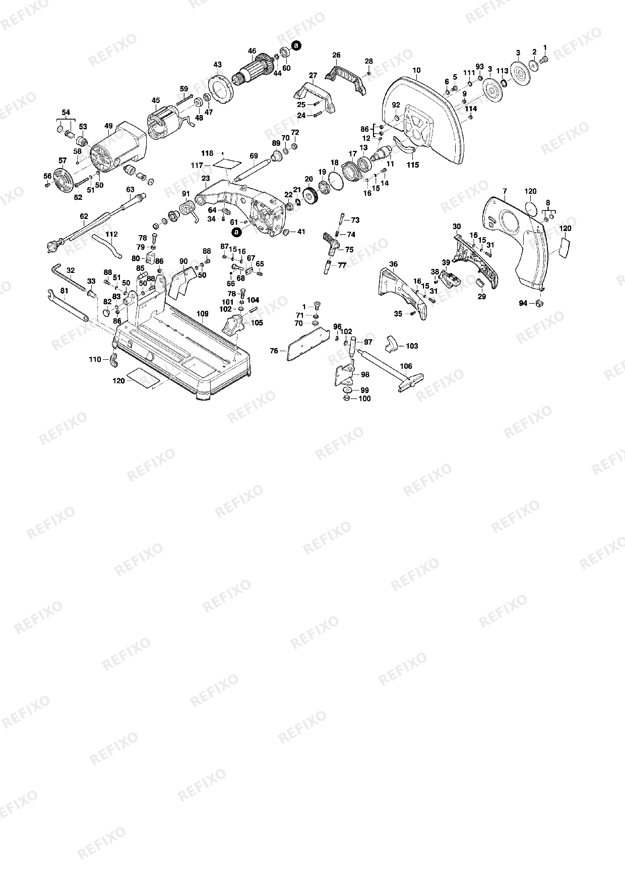 MILWAUKEE CHS355 4933411760 4000411761 — схема запчастей