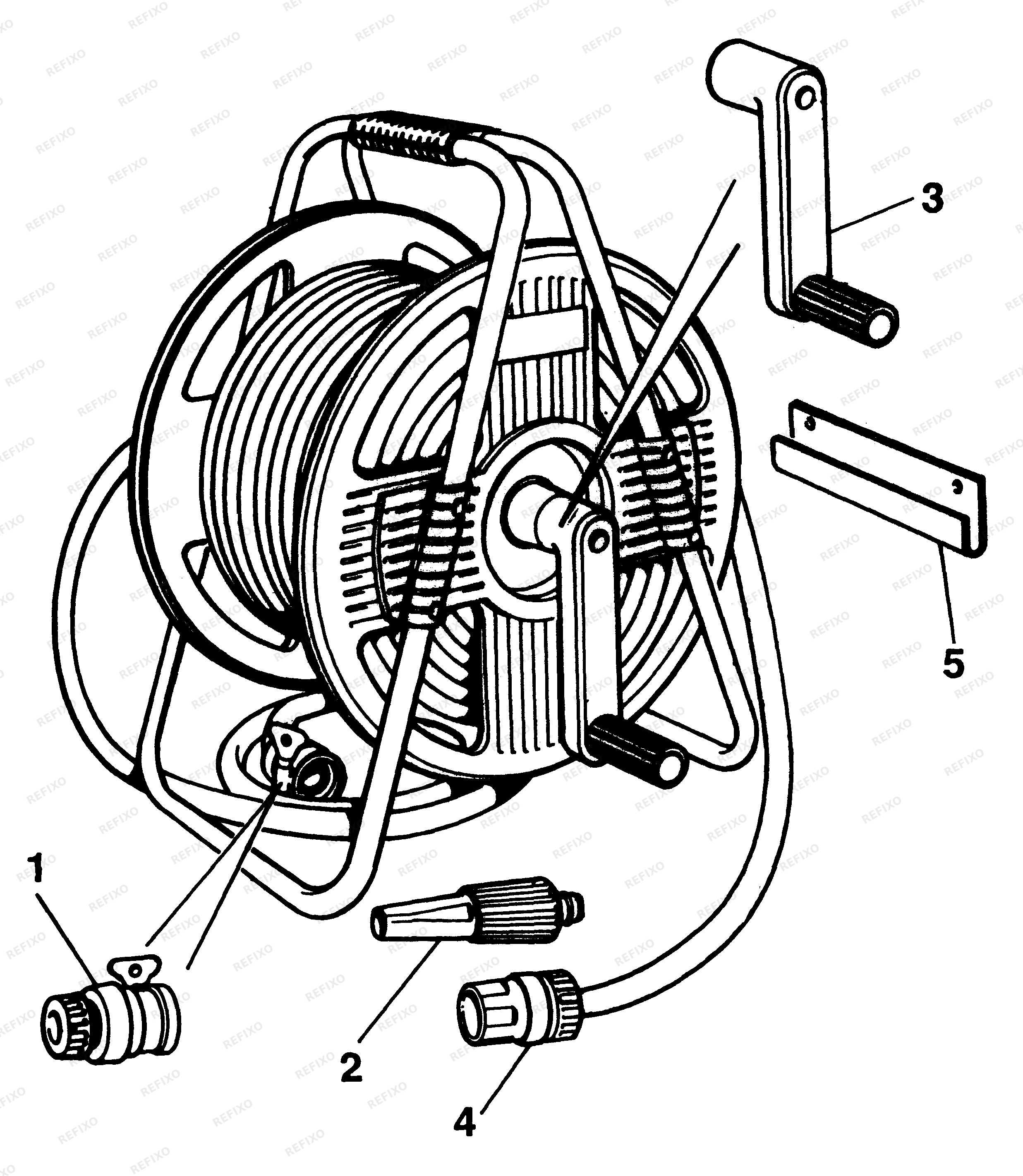 Black&Decker ШЛАНГ A6141 — схема запчастей
