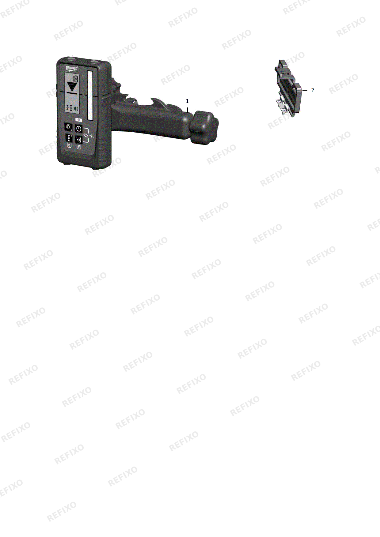 MILWAUKEE LRD100 4932479555 4000483855 — схема запчастей