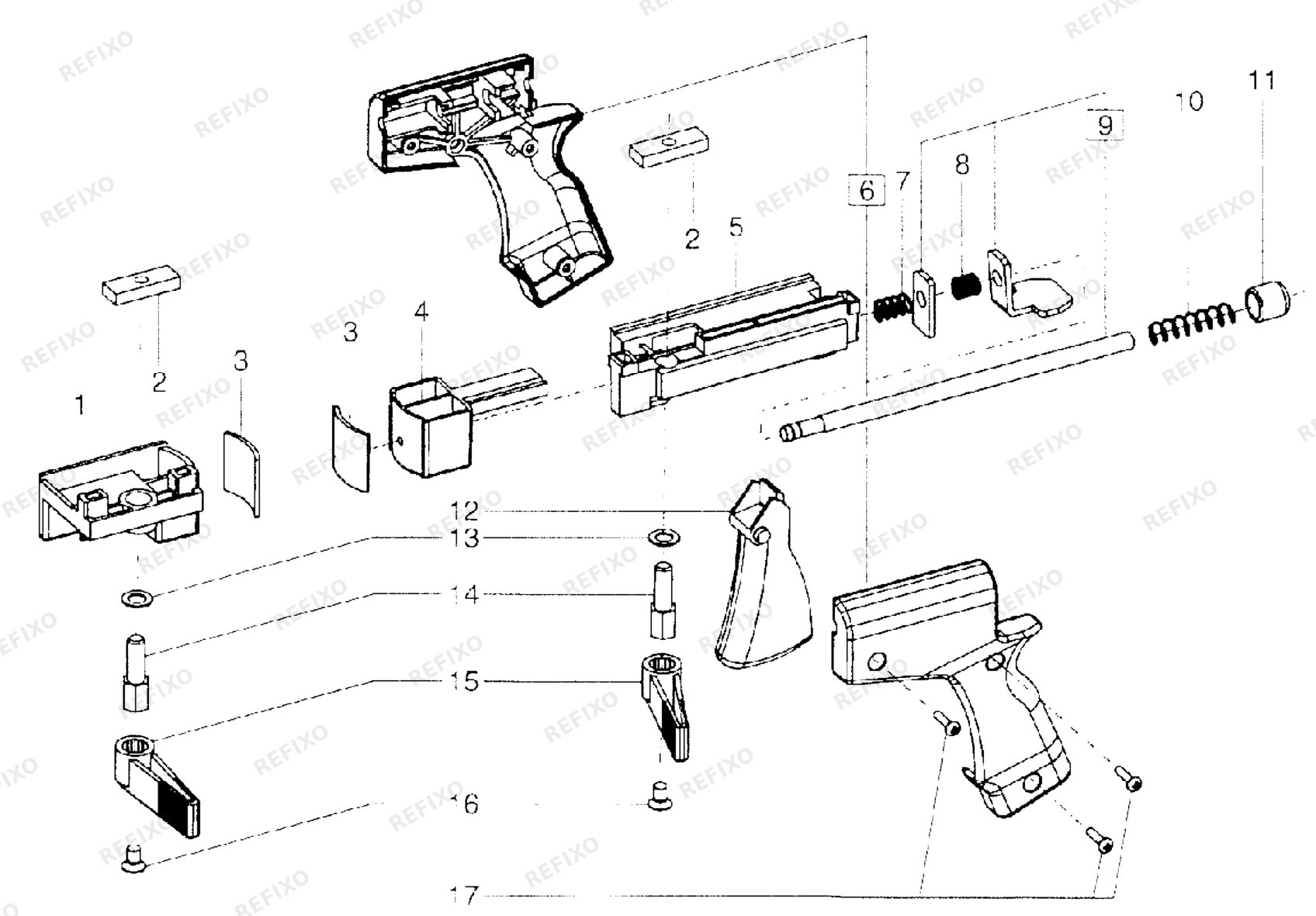 Festool FS-RAPID1 - Schnellspanner 489790 — схема запчастей