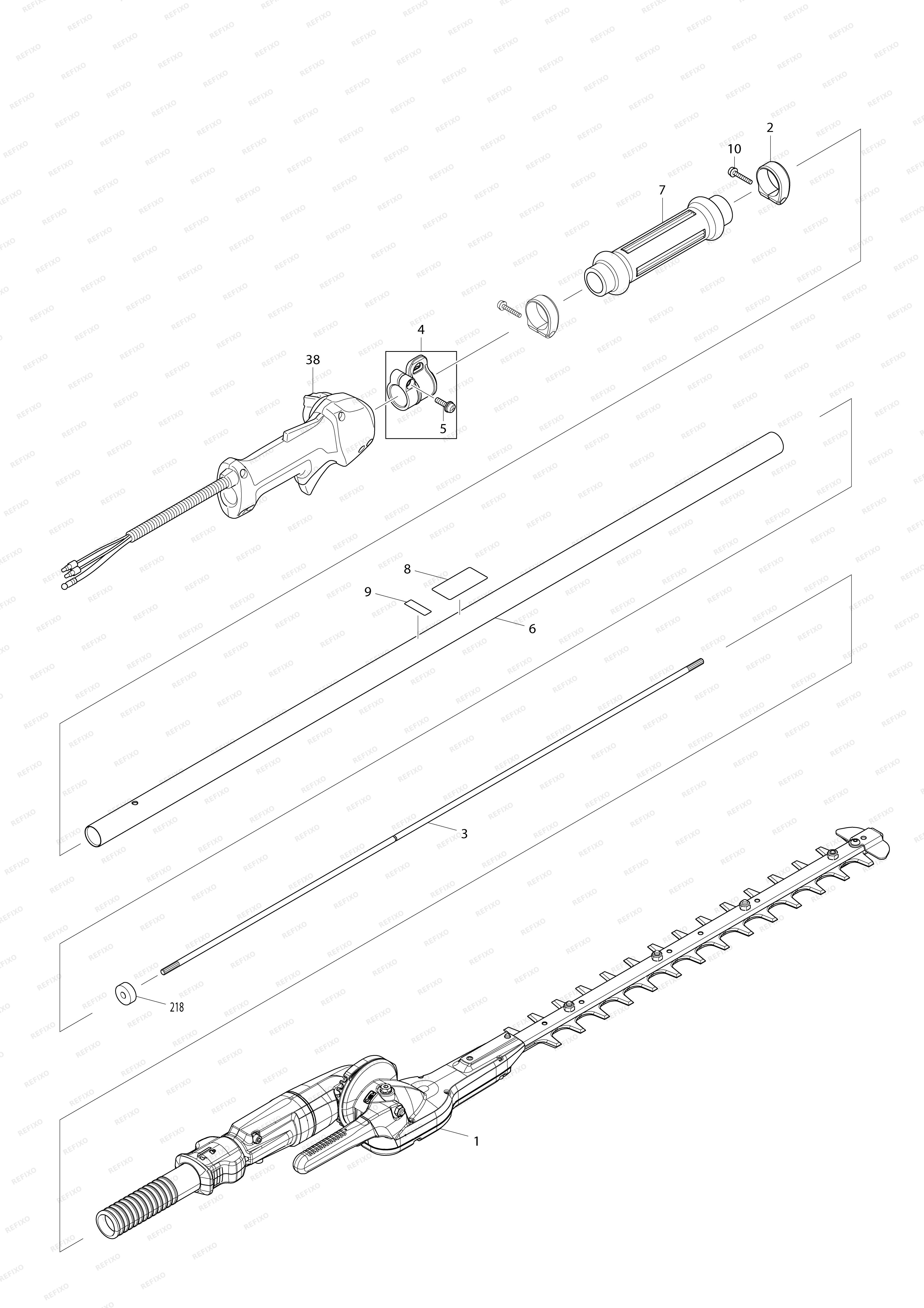 MAKITA EN4951SH — схема запчастей