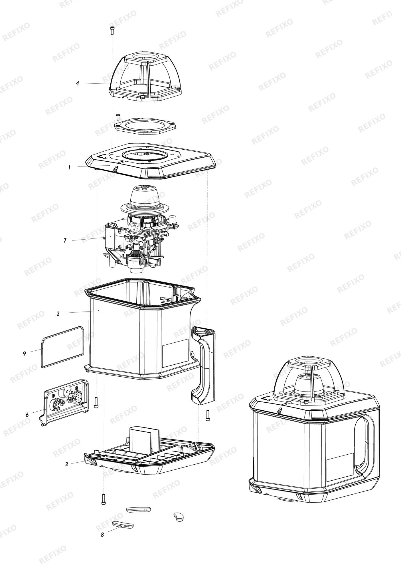 MAKITA SKR200Z — схема запчастей