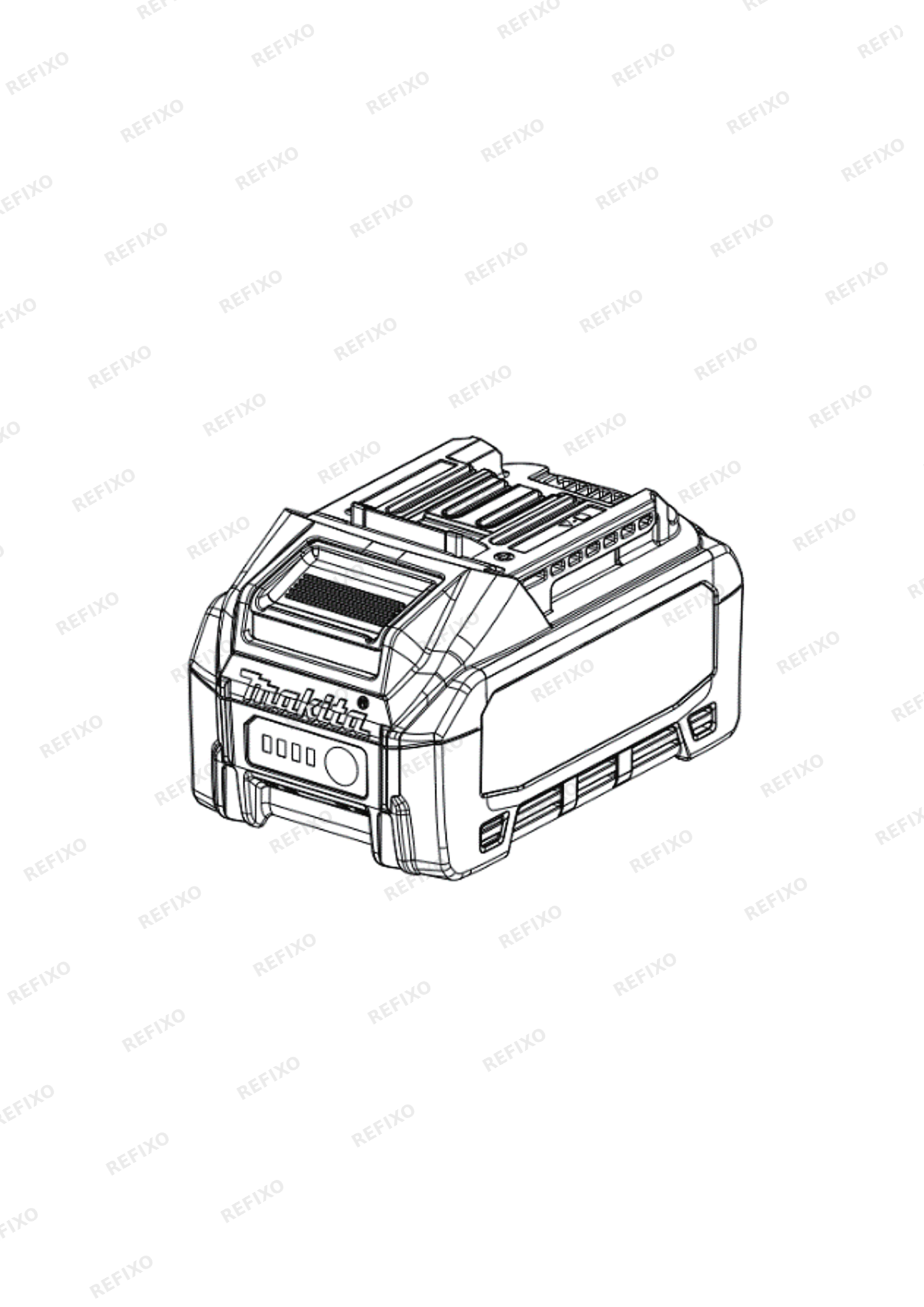 MAKITA BL4040F — схема запчастей