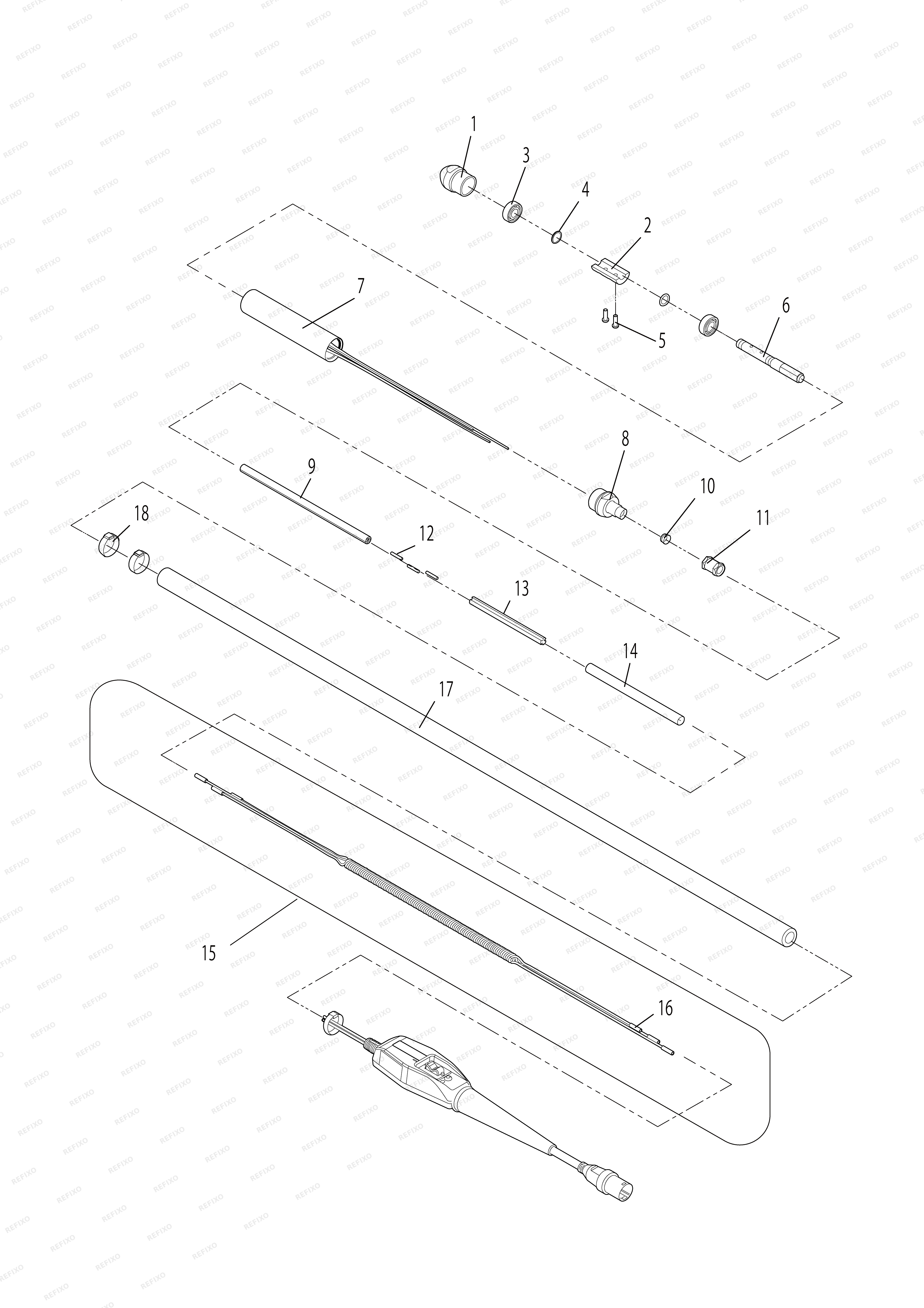 MAKITA VR004C — схема запчастей