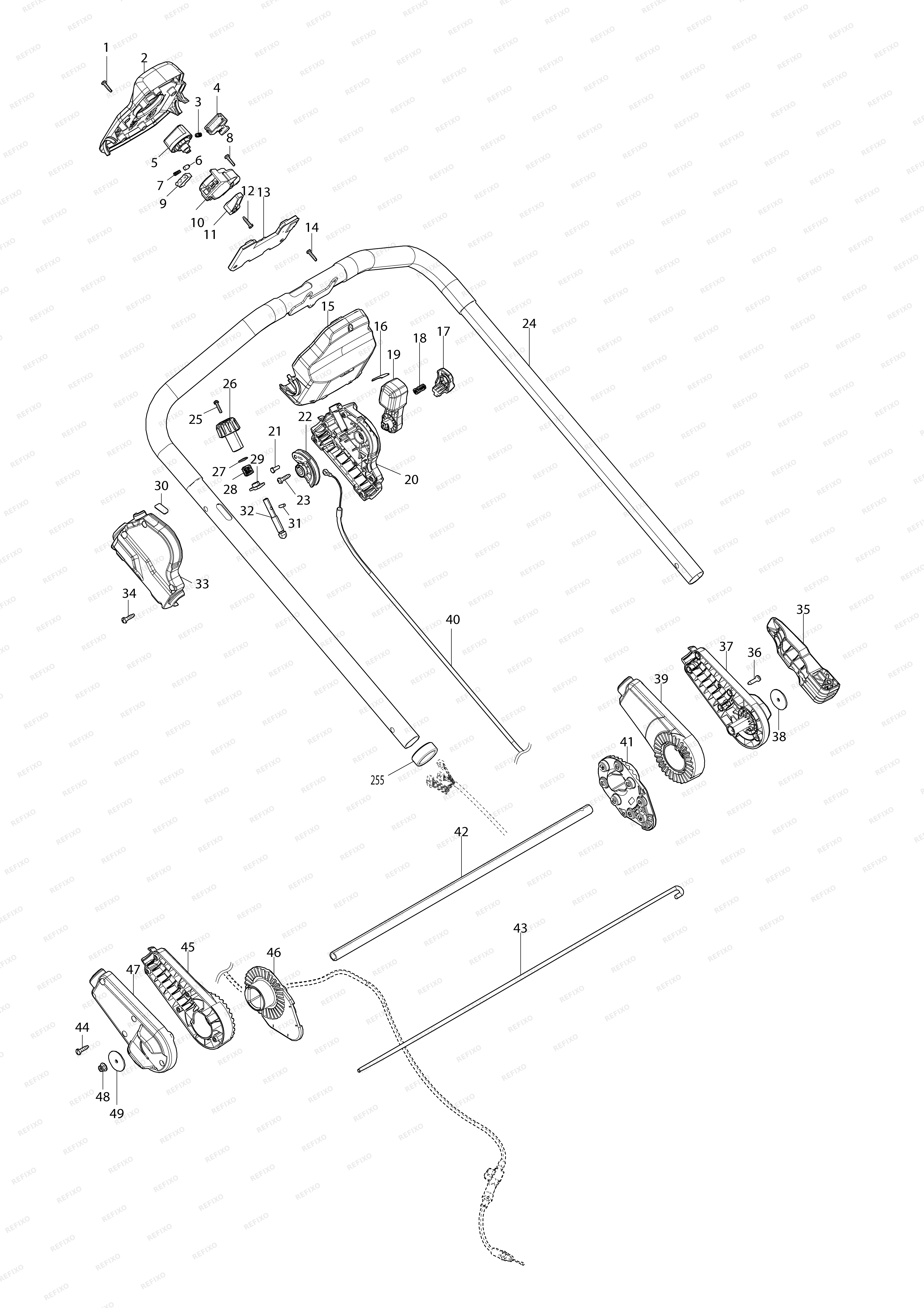 MAKITA VS001G — схема запчастей