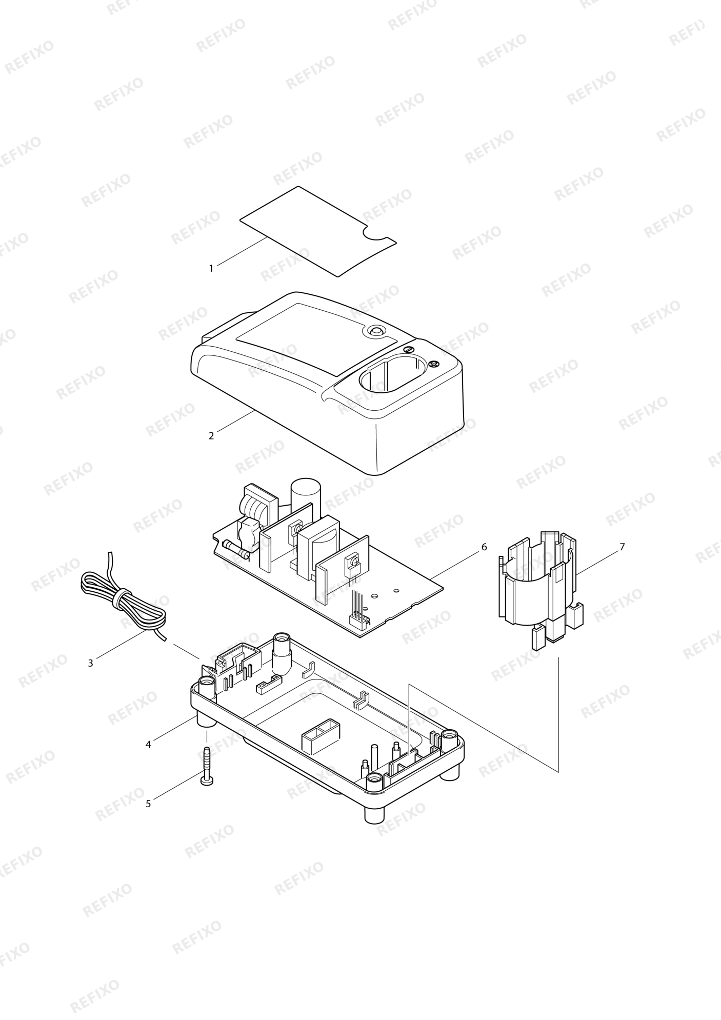 MAKITA DC1804 — схема запчастей