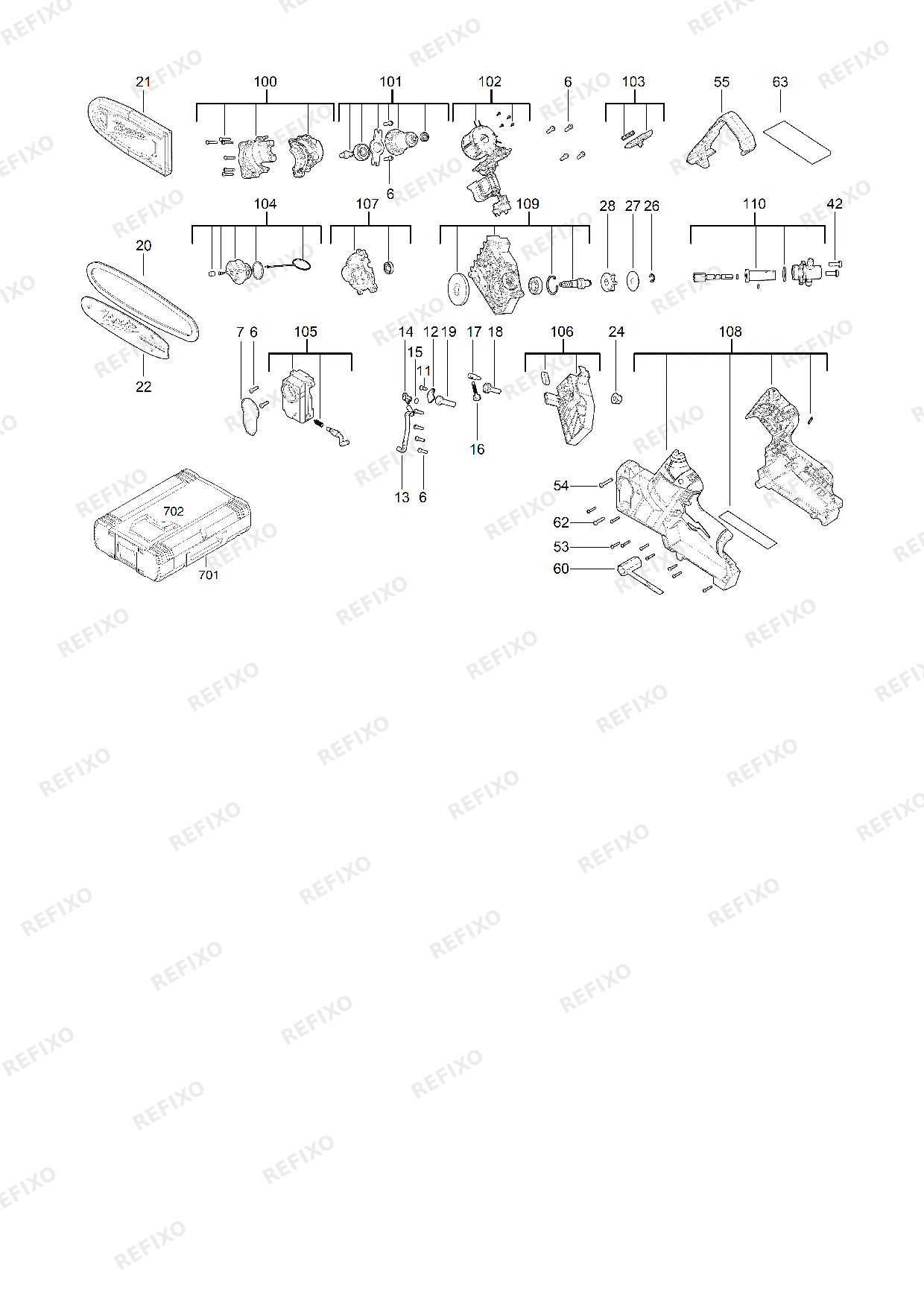 MILWAUKEE M12FHS 0 4933472211 4000477290 — схема запчастей