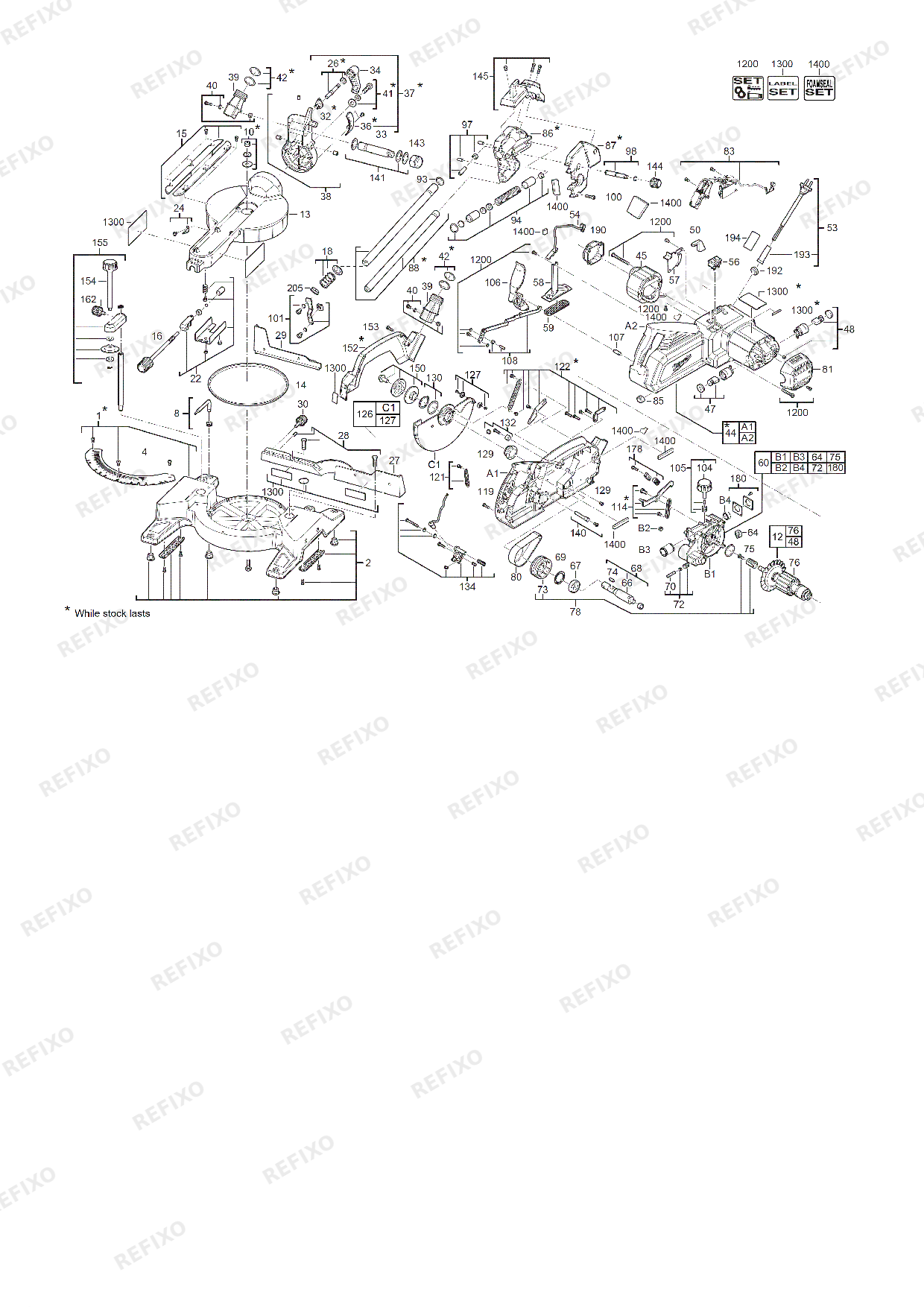 MILWAUKEE MS216SB 4933419300 4000419301 — схема запчастей