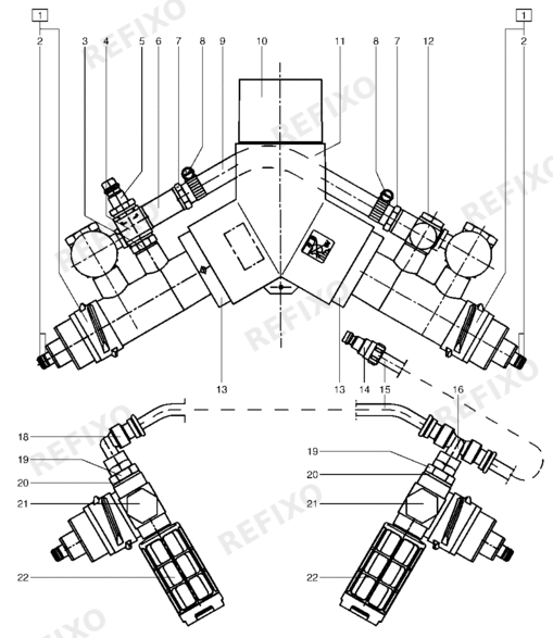 Festool IAS 2-Doppelanschluss IAS 2-DA-CT 583215 — схема запчастей