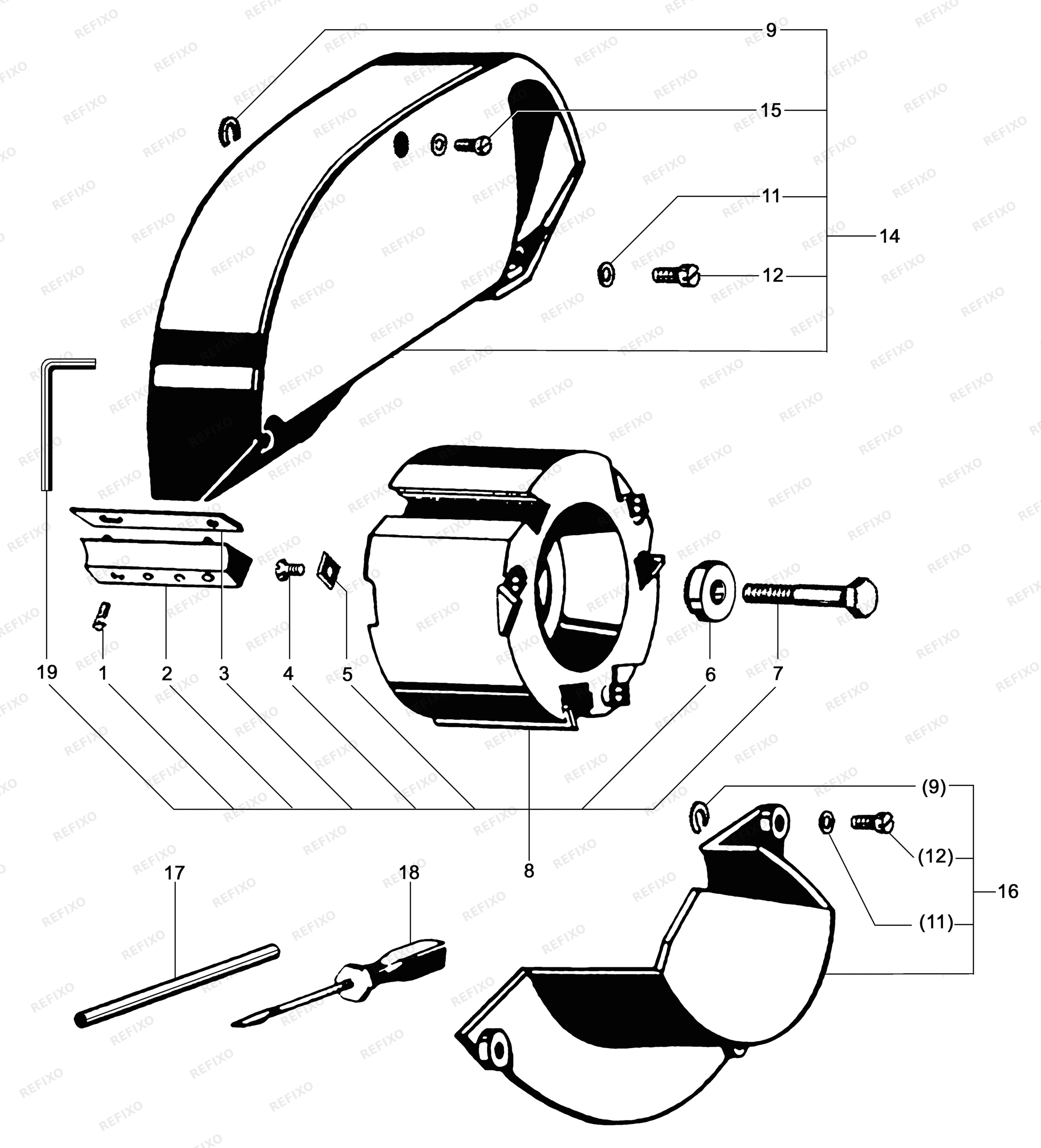 Festool RS-HK 160x80 - Kerveneinrichtung 769540 — схема запчастей