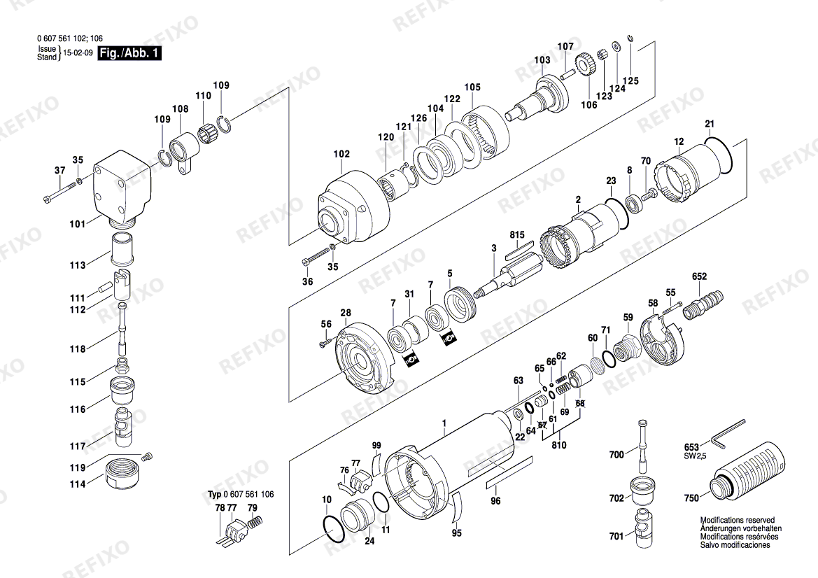 Bosch Pw-Nager 400 WATT-SERIE (0 607 561 102) — схема запчастей