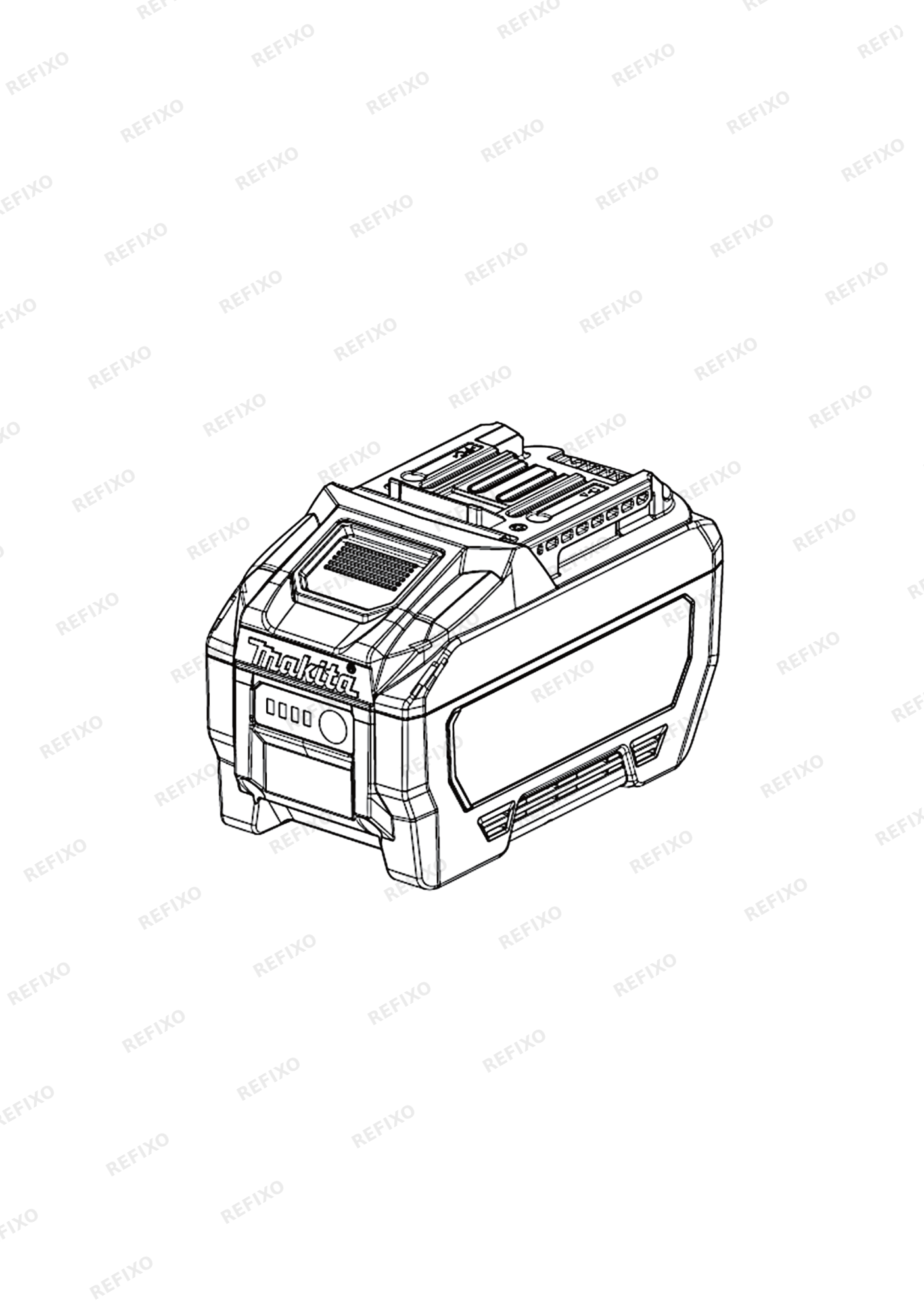 MAKITA BL4050F — схема запчастей