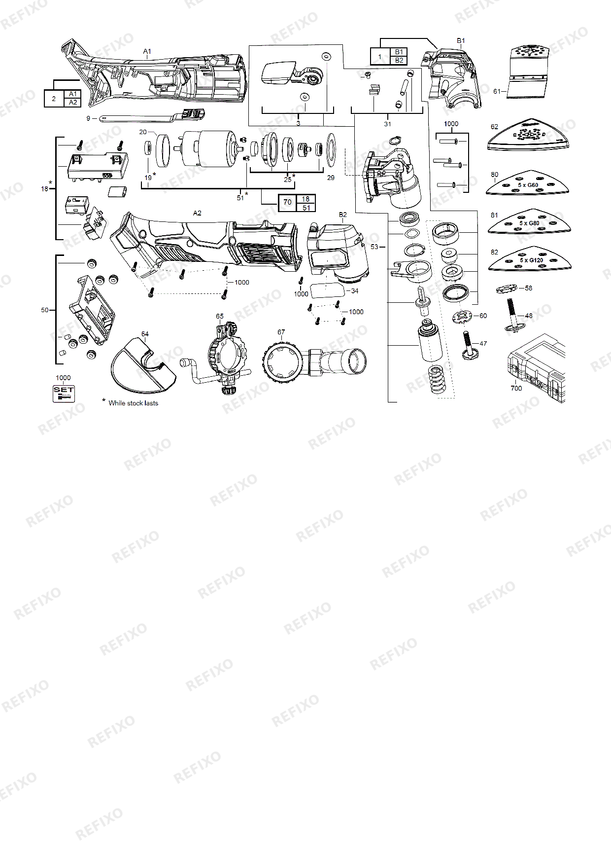 MILWAUKEE M18BMT 0 4933446203 4000446204 — схема запчастей
