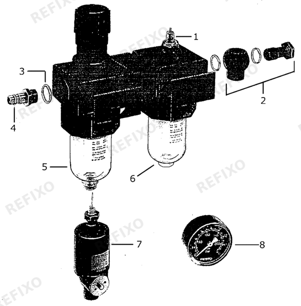 Festool VE-SR VE - SR - Versorgungseinheit 488419 — схема запчастей