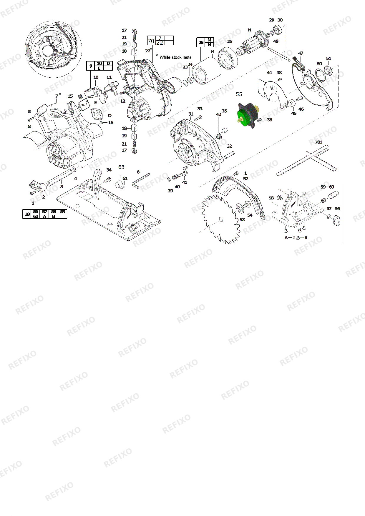MILWAUKEE HD18CS 0 4933419134 4000477458 — схема запчастей