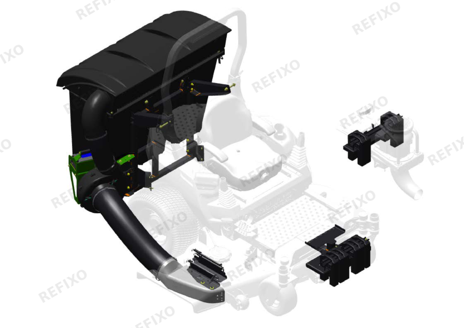Greenworks 7500507RU Exploded view — схема запчастей