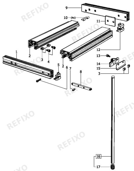 Festool VerbreiterungVerlängerung 484132 — схема запчастей