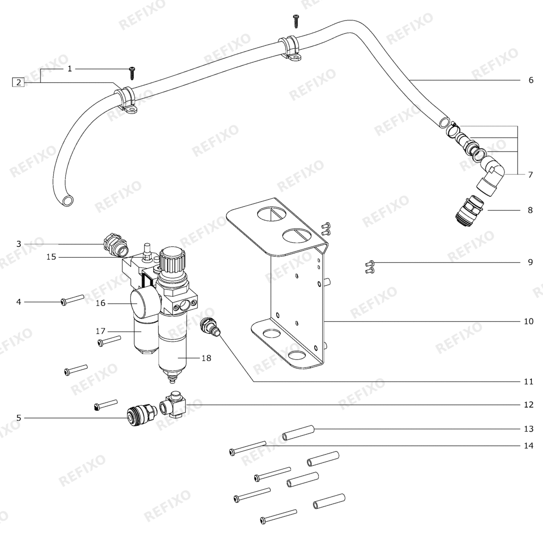 Festool VE-CT 2636 - Versorgungseinheit 495886 — схема запчастей