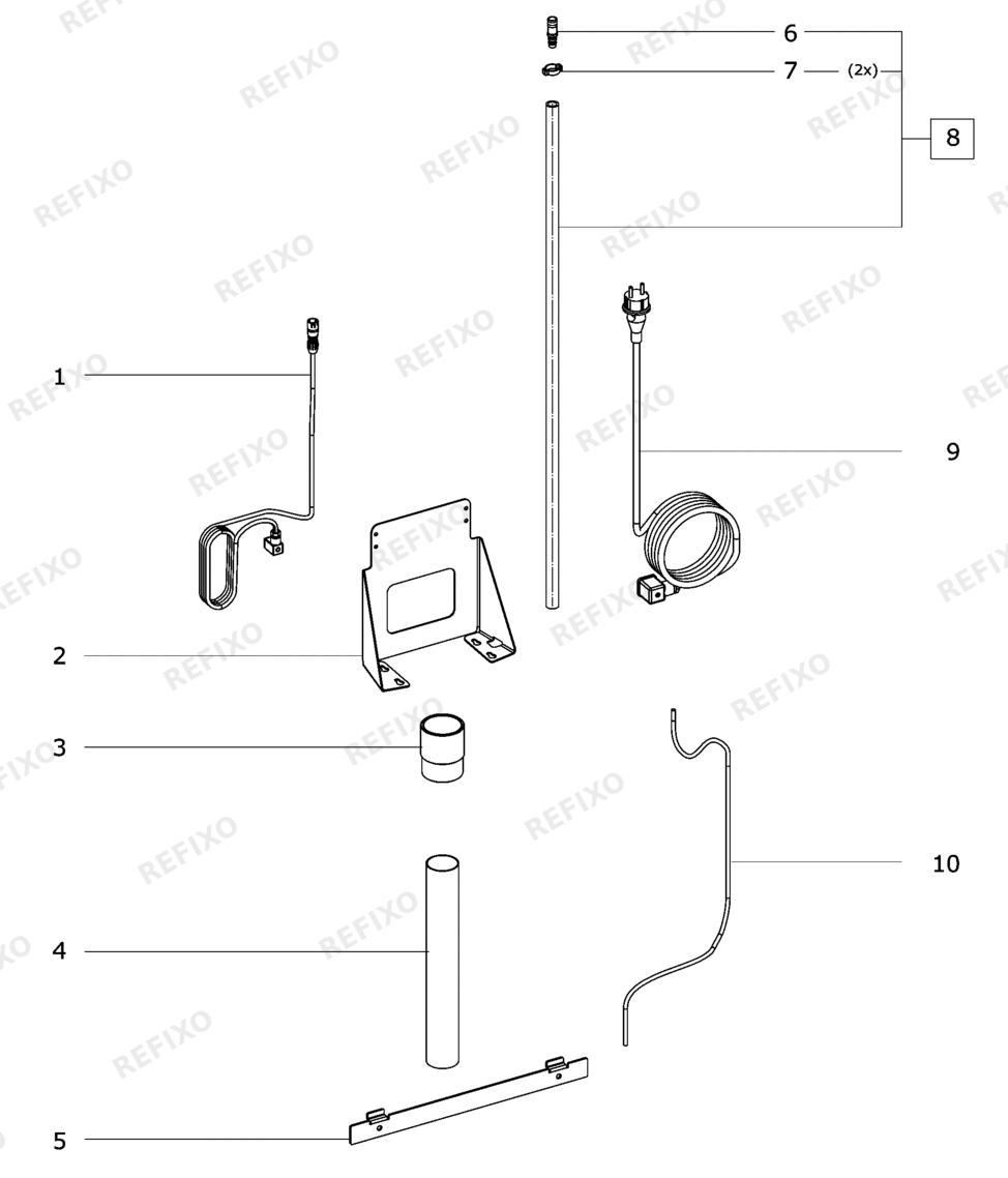 Festool Wandmontage EAA-W-EU 495889 — схема запчастей