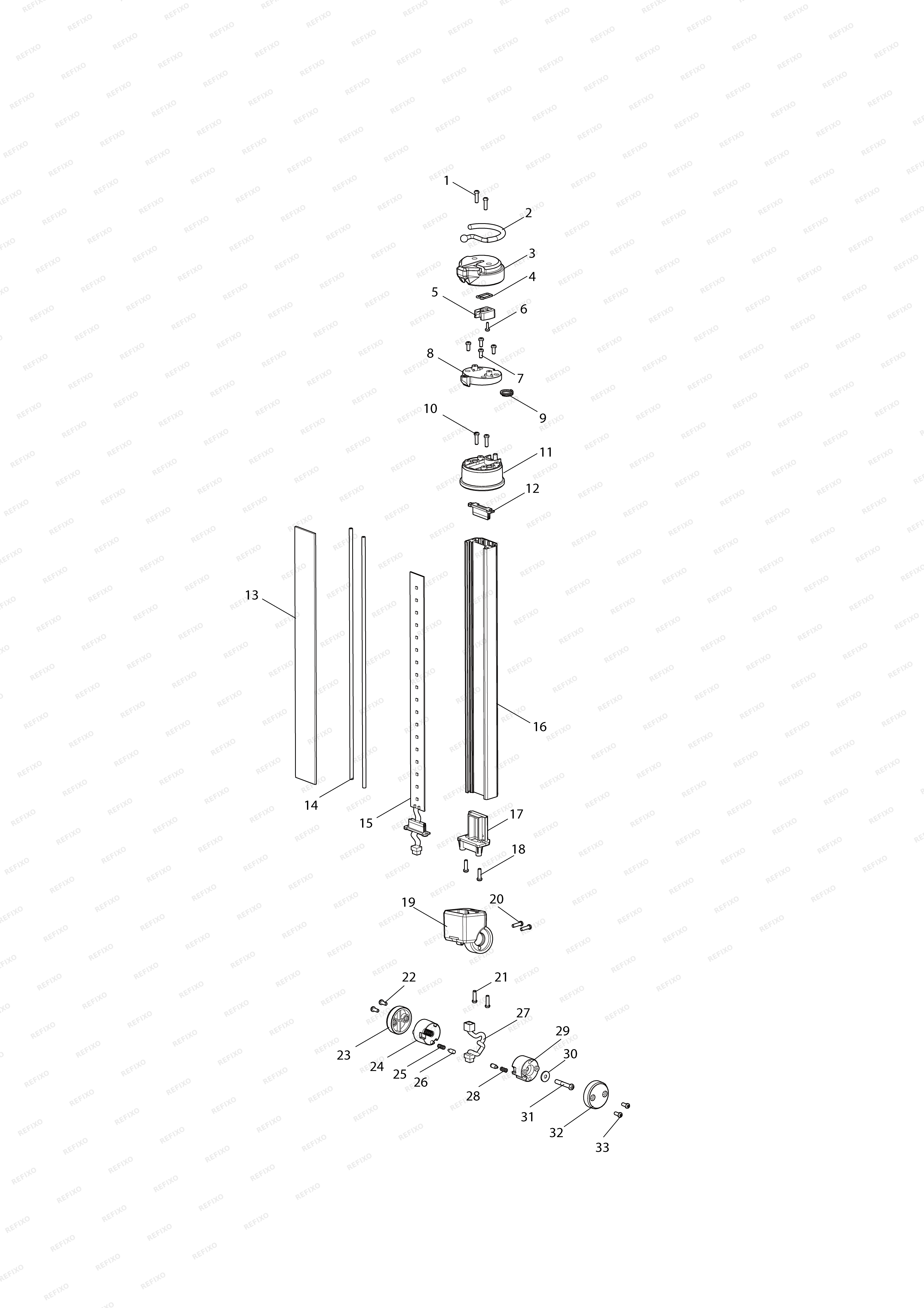 MAKITA DML818 — схема запчастей