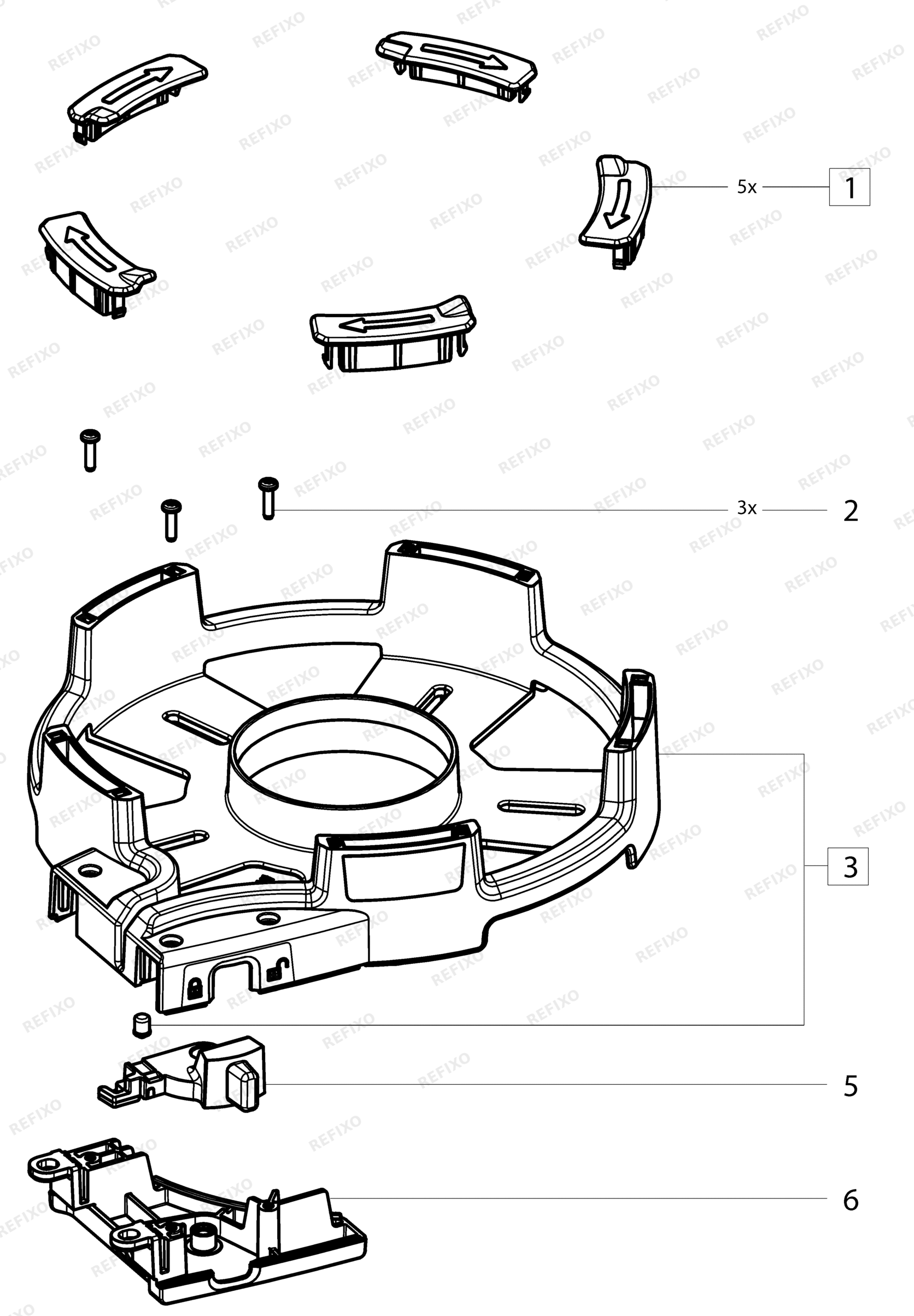 Festool KSP-KA 65 - Kantenspeicher 10002639 — схема запчастей
