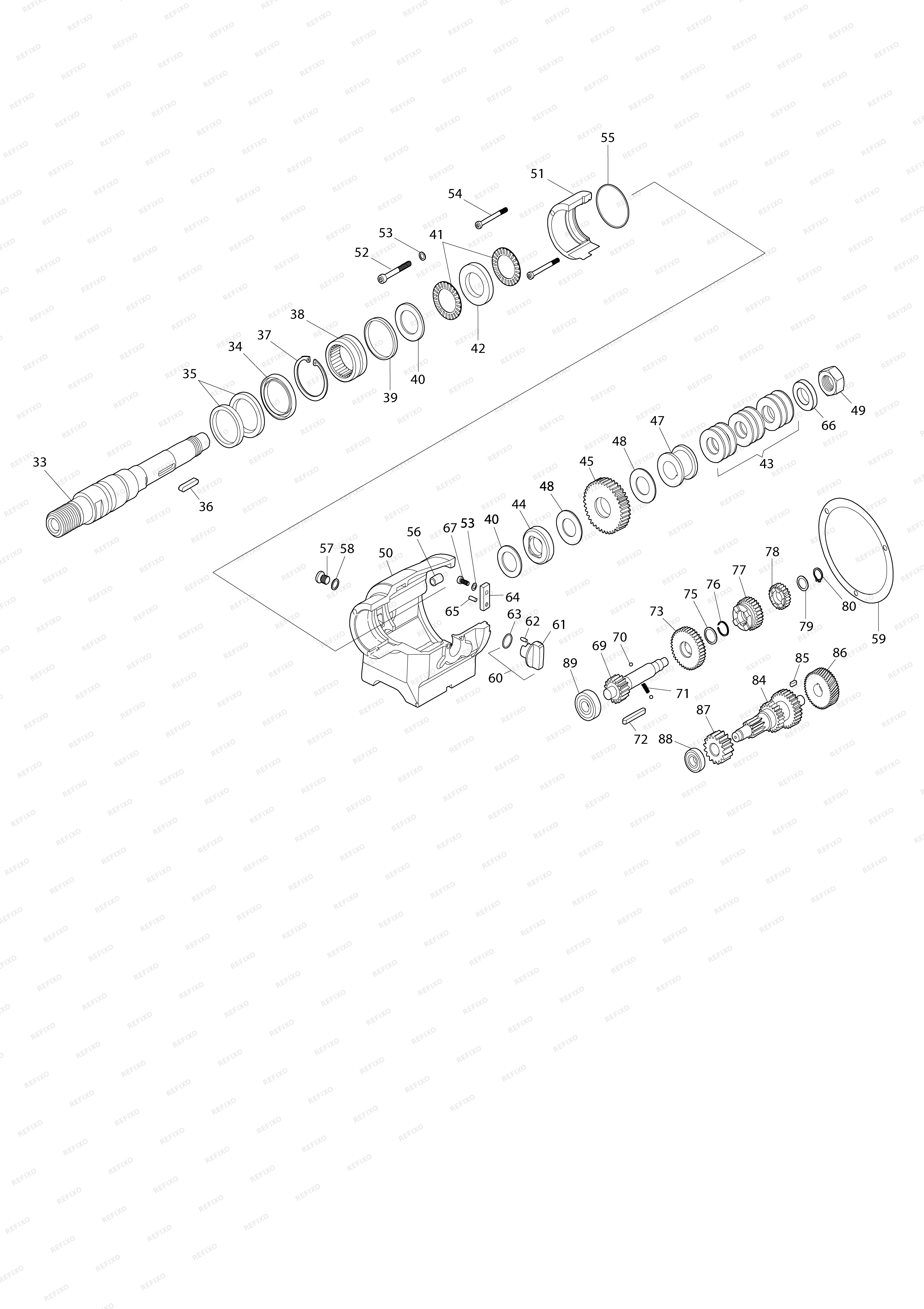 MAKITA DBM230 — схема запчастей