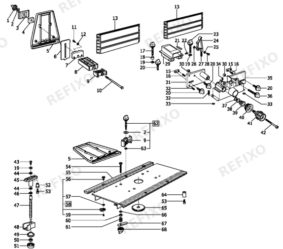 Festool BASIS 6 A 490056 — схема запчастей