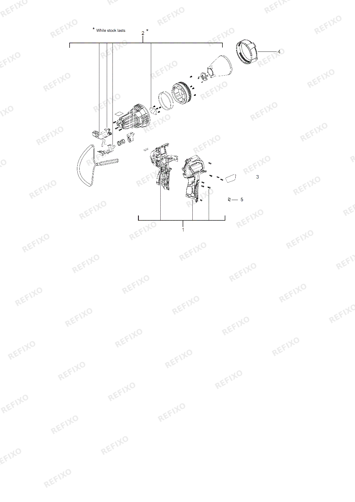 MILWAUKEE M12SLED 0 4933451261 4000452917 — схема запчастей