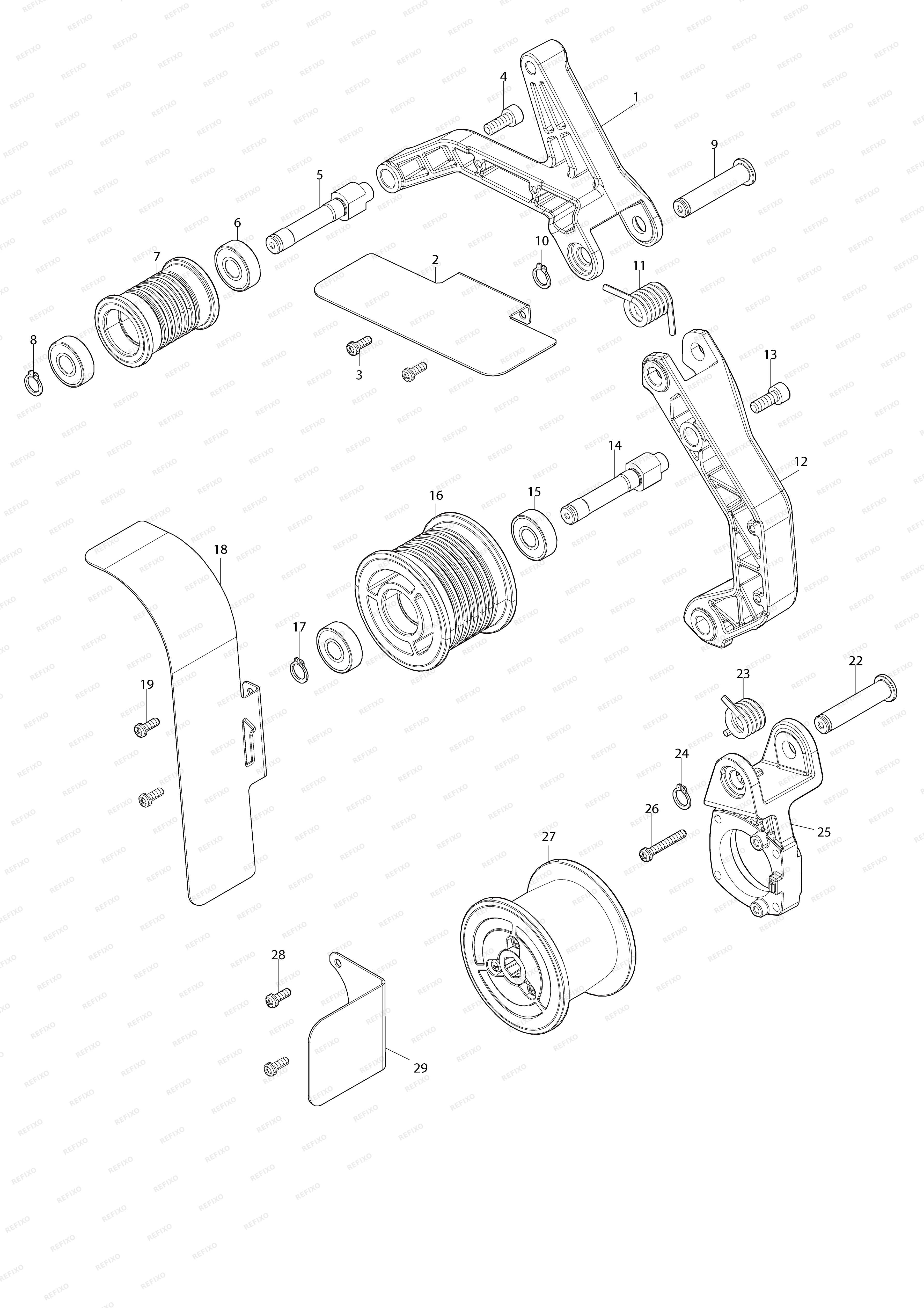 MAKITA BS002G — схема запчастей