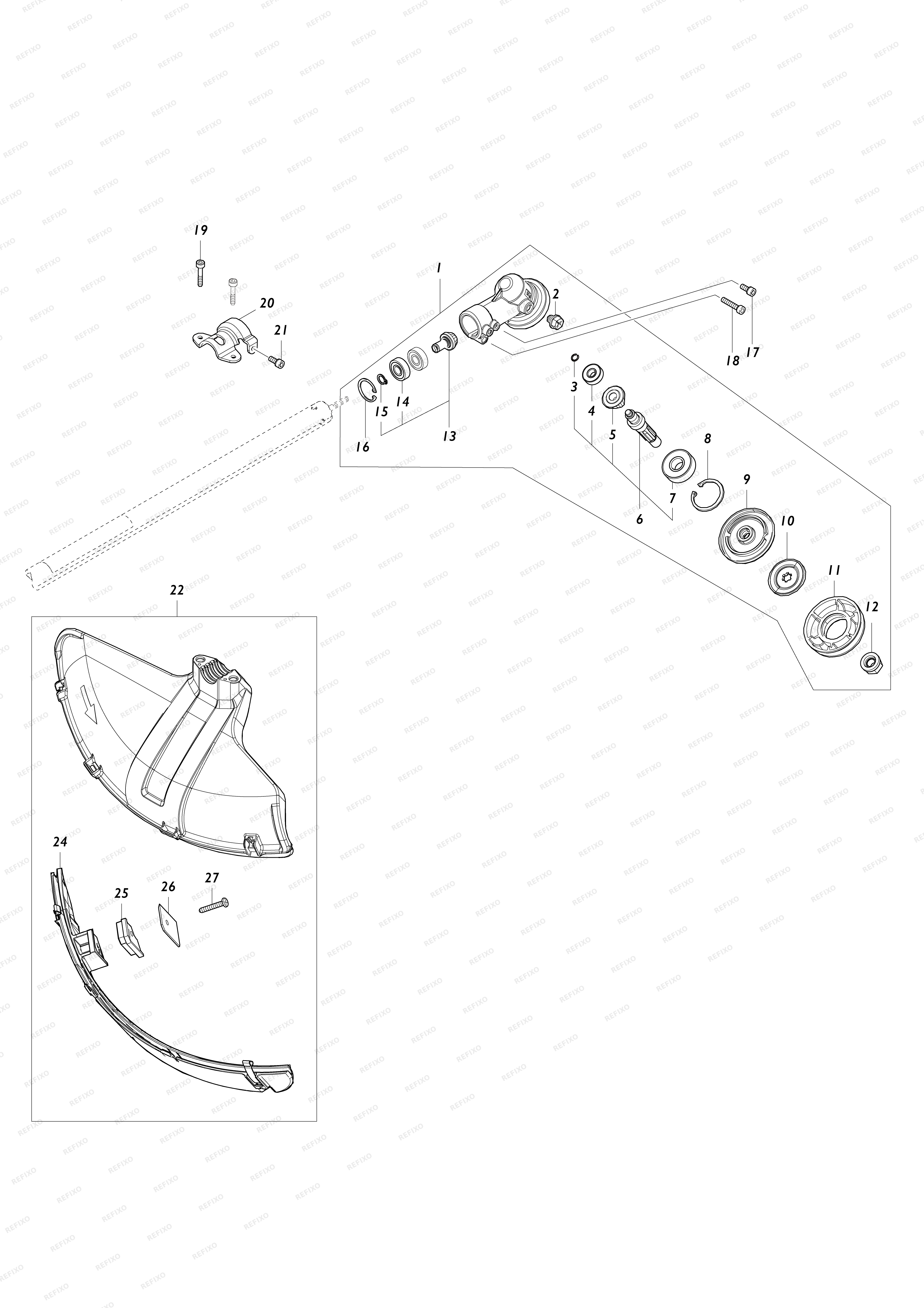 MAKITA UR101C — схема запчастей