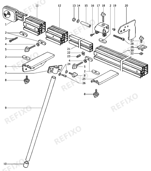 Festool Kappanschlag 489676 — схема запчастей