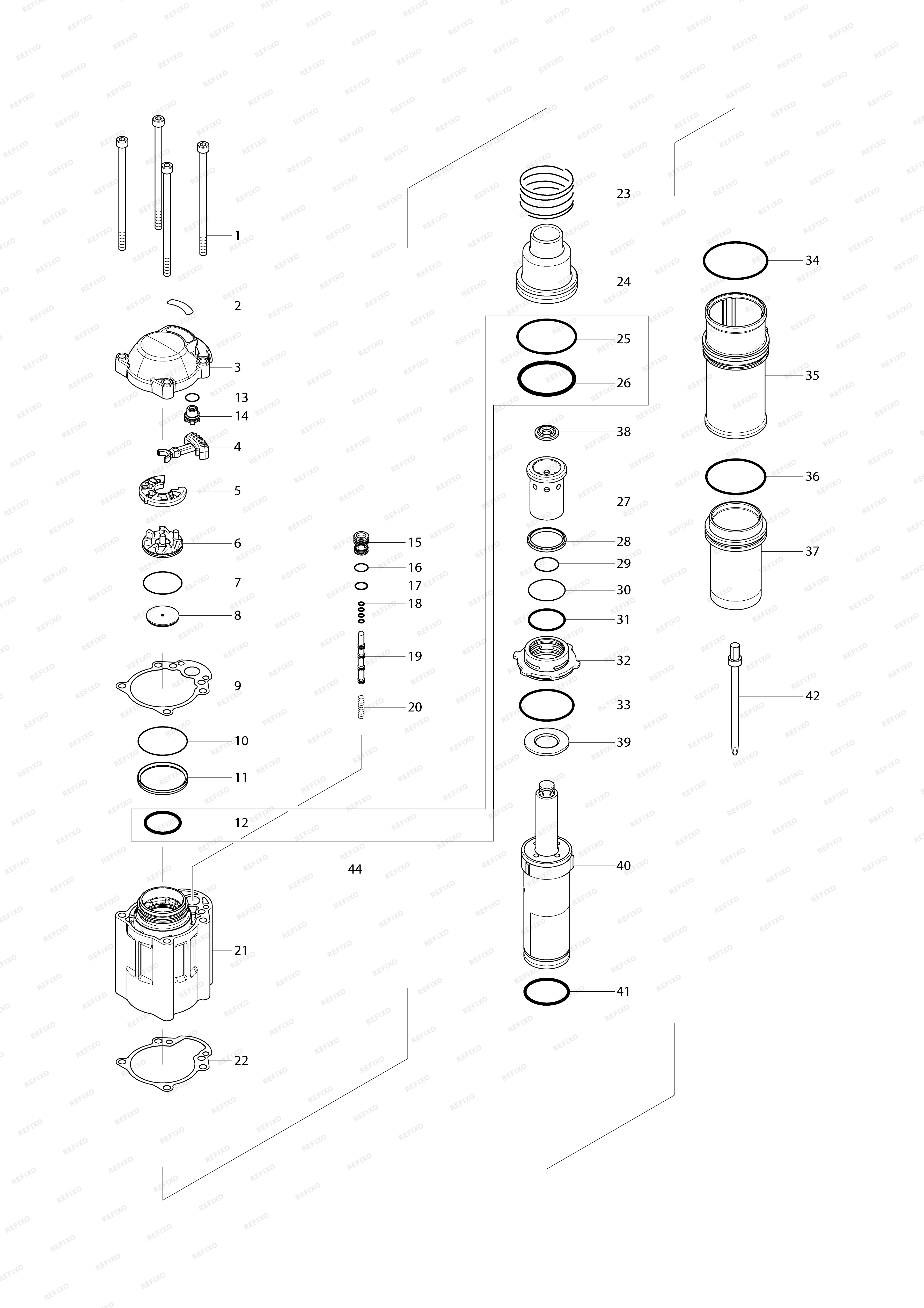 MAKITA AR411HR — схема запчастей