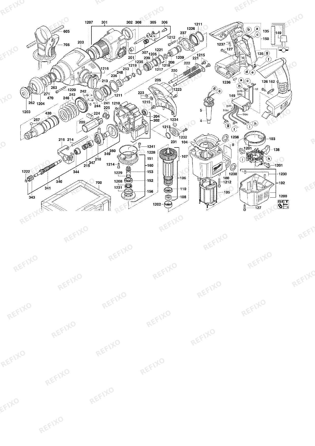 MILWAUKEE PLH26E 4933392626 4000409587 — схема запчастей