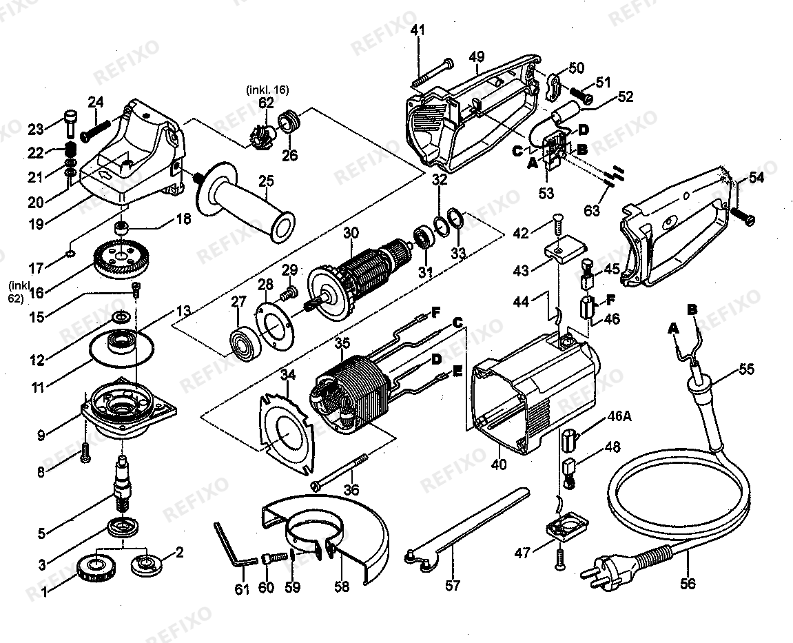 Festool Zeichnung 1 — схема запчастей