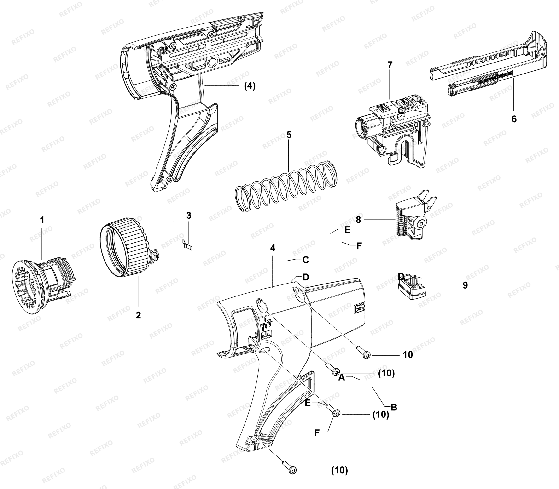 Festool AF-DW - Schraubvorsatz 767823 — схема запчастей