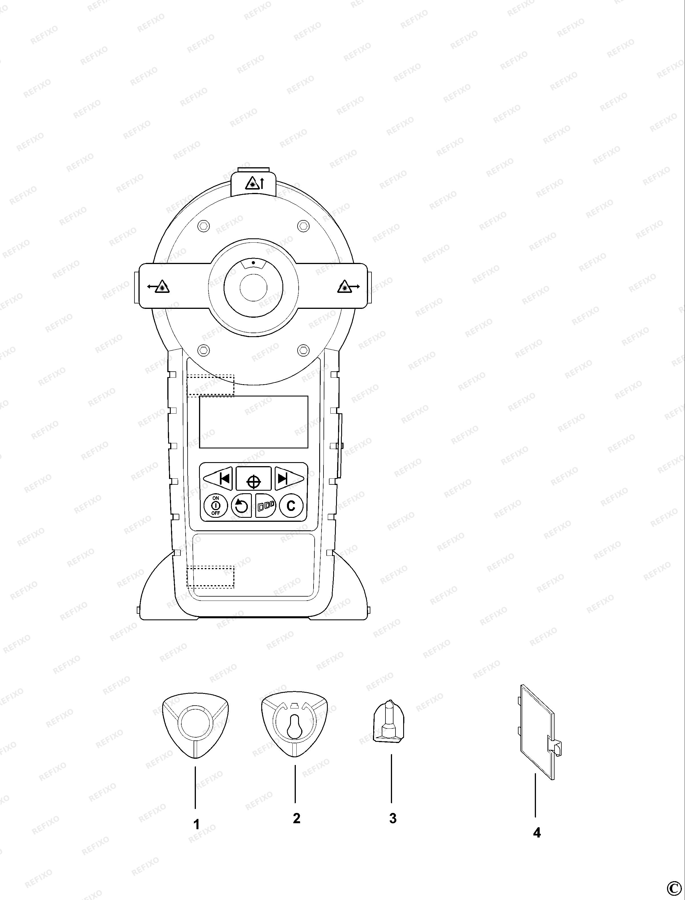 Black&Decker ЛАЗЕР BDL190S — схема запчастей