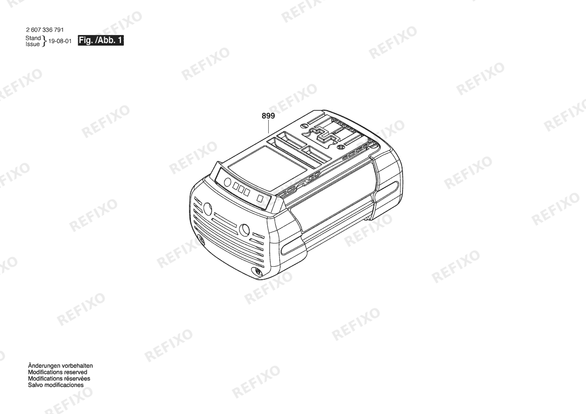 Bosch Аккумуляторный -Paket GBA 36V 6.0Ah | 36 V (1 607 A35 04R) — схема запчастей