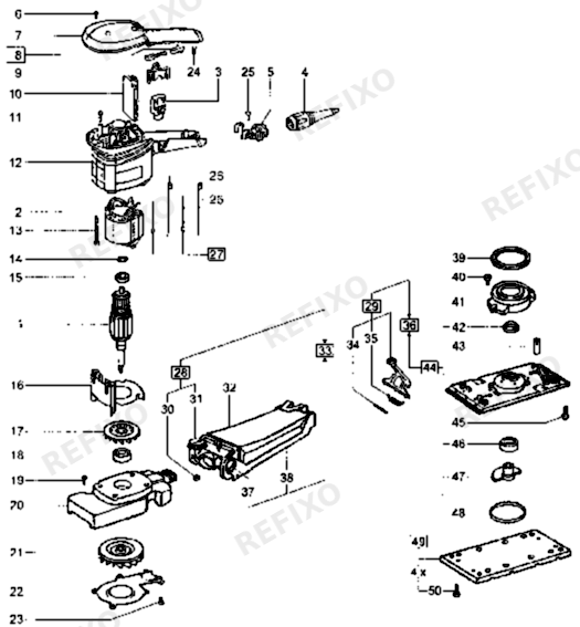 Festool RS 300 EQ- набор - RUTSCHER 567848 — схема запчастей