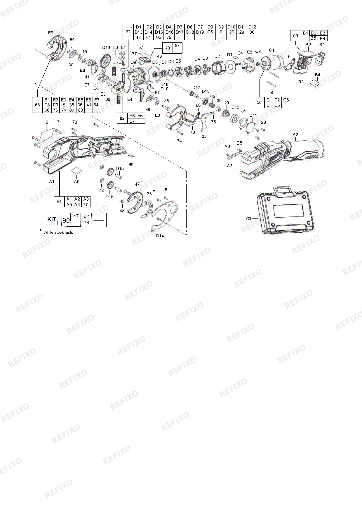 MILWAUKEE C12PC 0 4933411920 4000431218 — схема запчастей